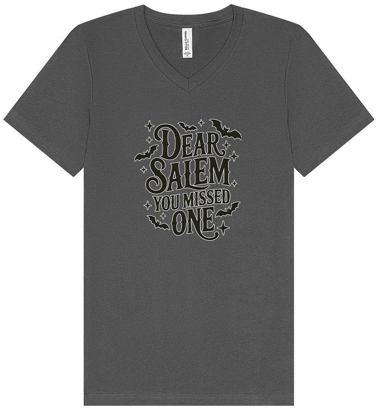 Dear Salem You Missed One Unisex V-Neck Shirt