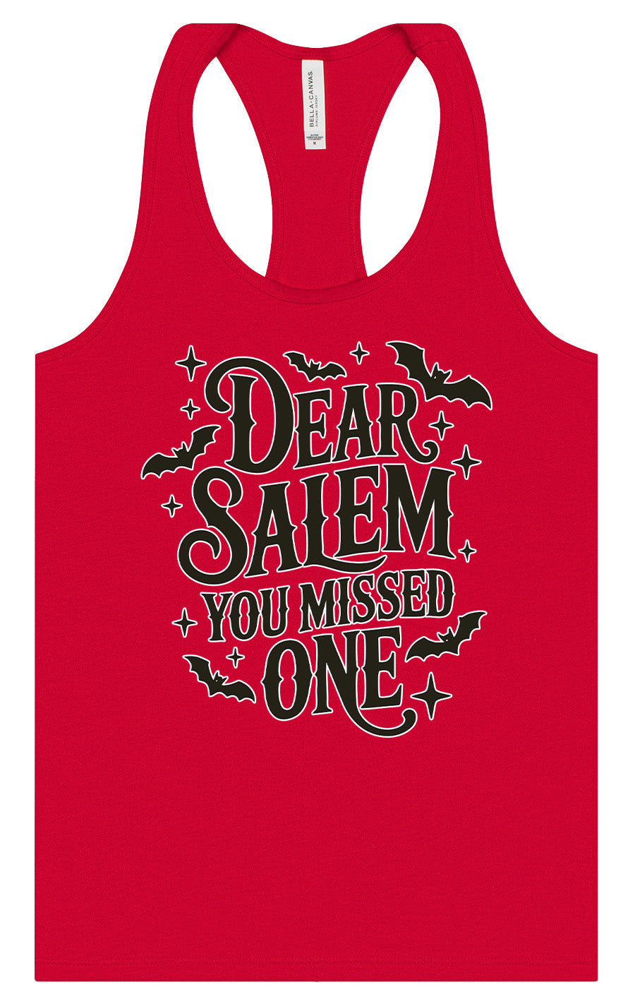Dear Salem You Missed One Women's Racerback Tank