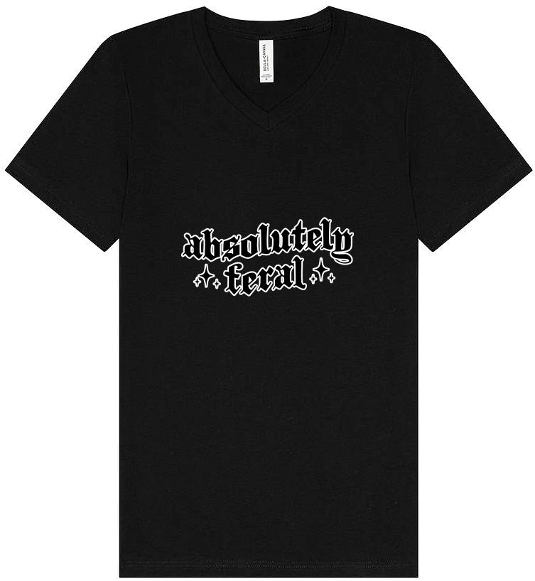 Absolutely Feral Unisex V-Neck Shirt