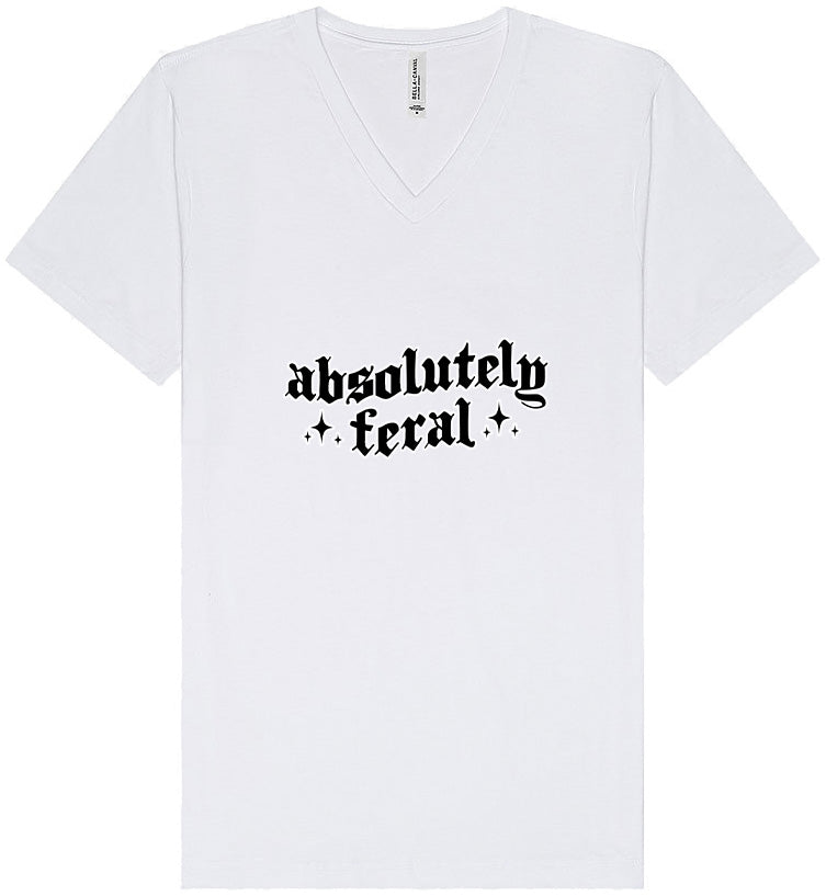 Absolutely Feral Unisex V-Neck Shirt