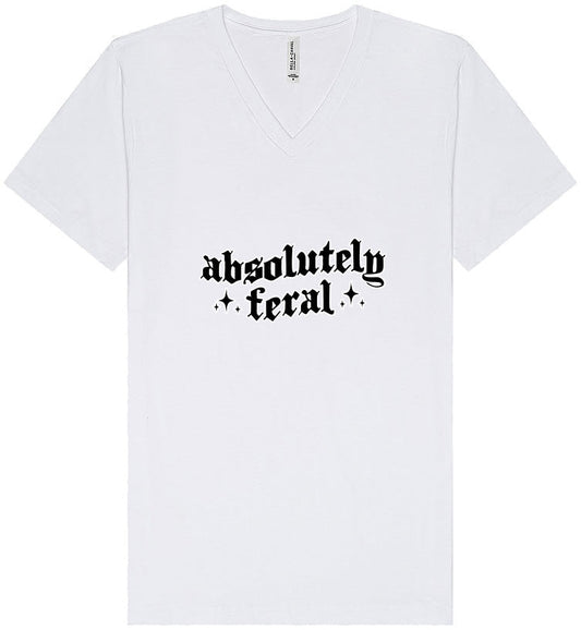 Absolutely Feral Unisex V-Neck Shirt