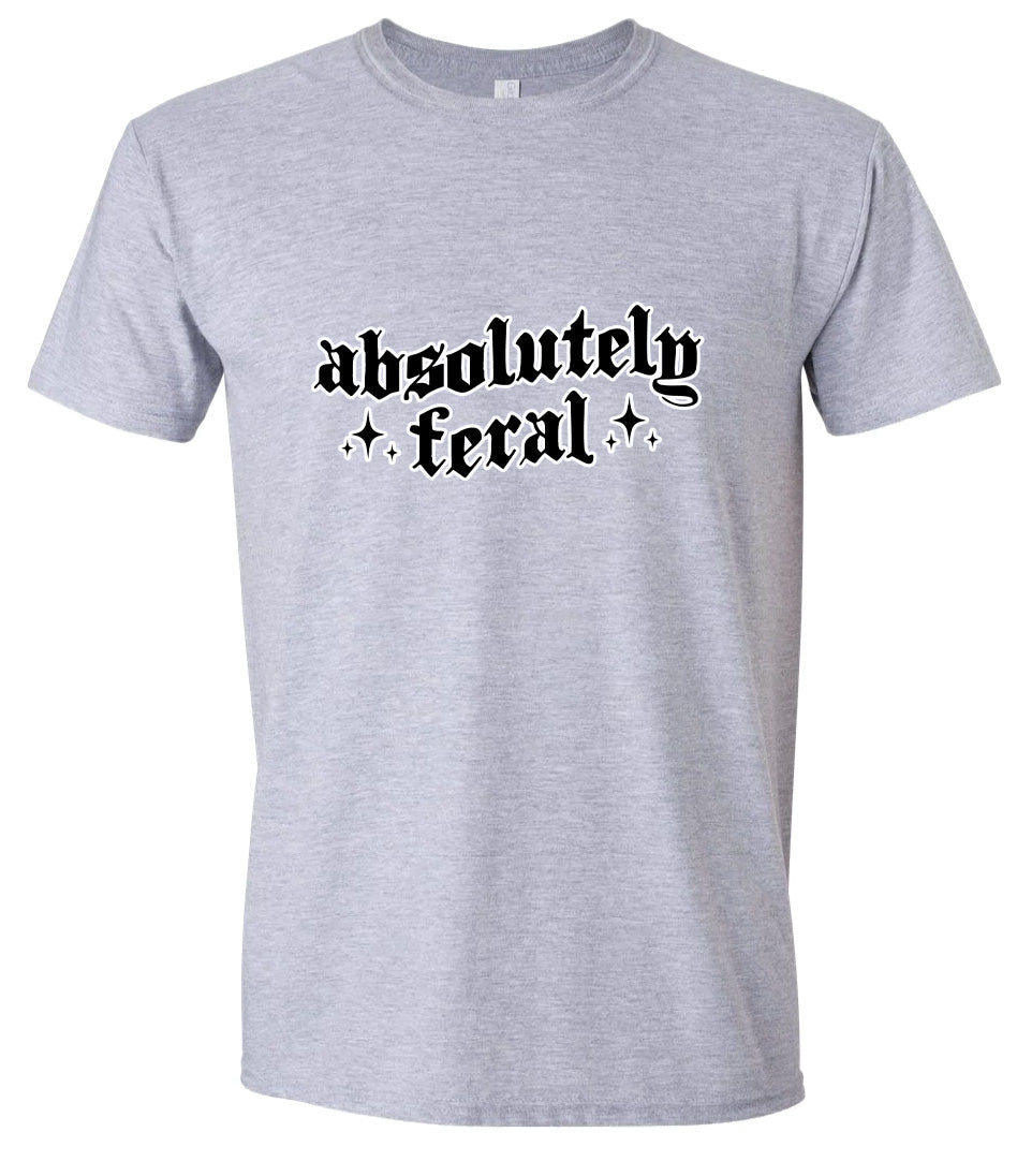 Absolutely Feral Adult Gildan Soft Shirt