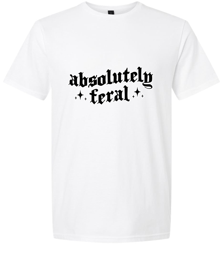 Absolutely Feral Adult Gildan Soft Shirt