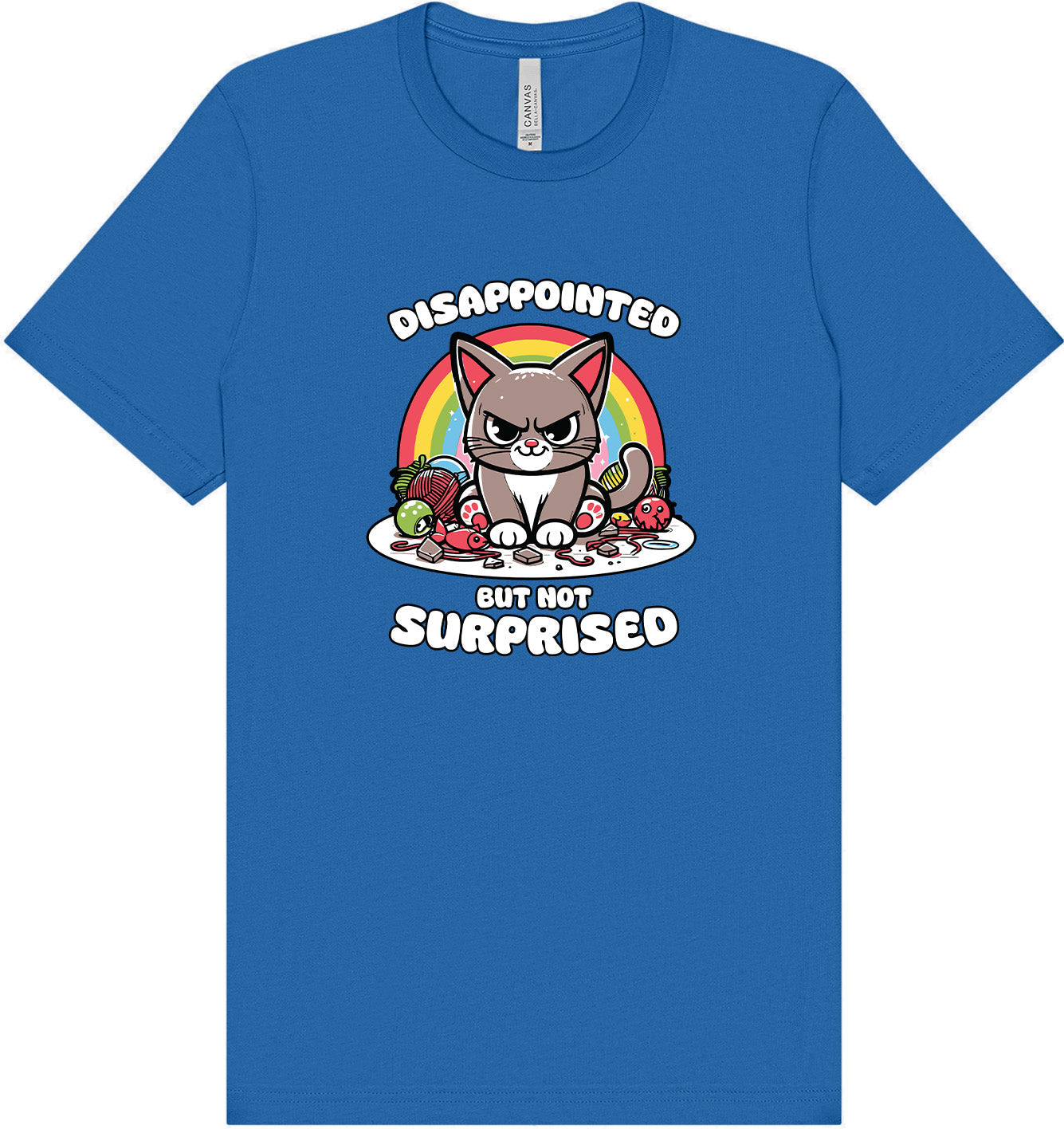 Disappointed, Not Surprised Adult Bella Canvas Shirt