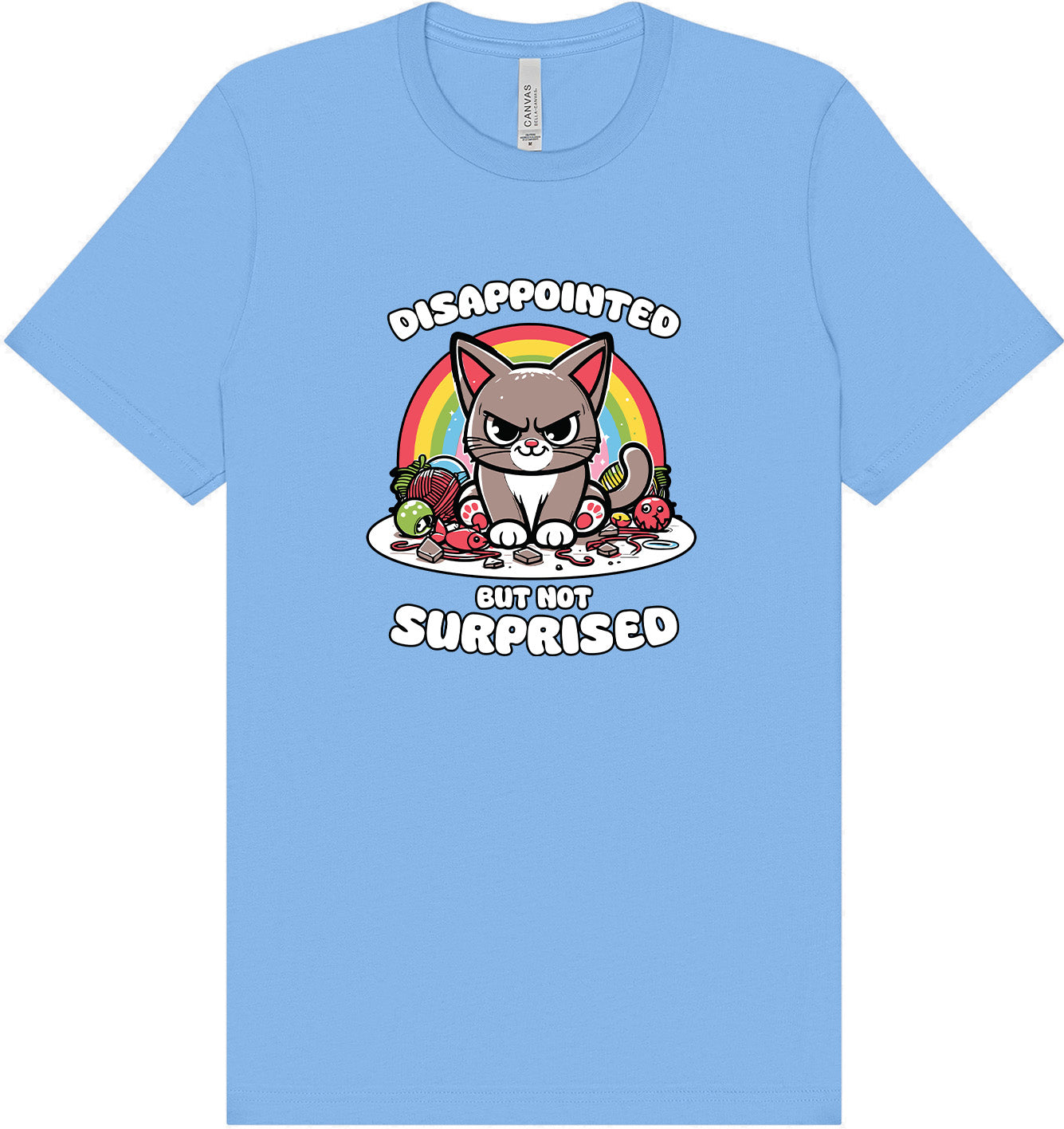 Disappointed, Not Surprised Adult Bella Canvas Shirt