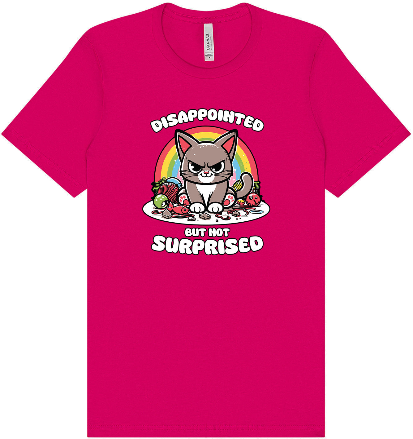 Disappointed, Not Surprised Adult Bella Canvas Shirt