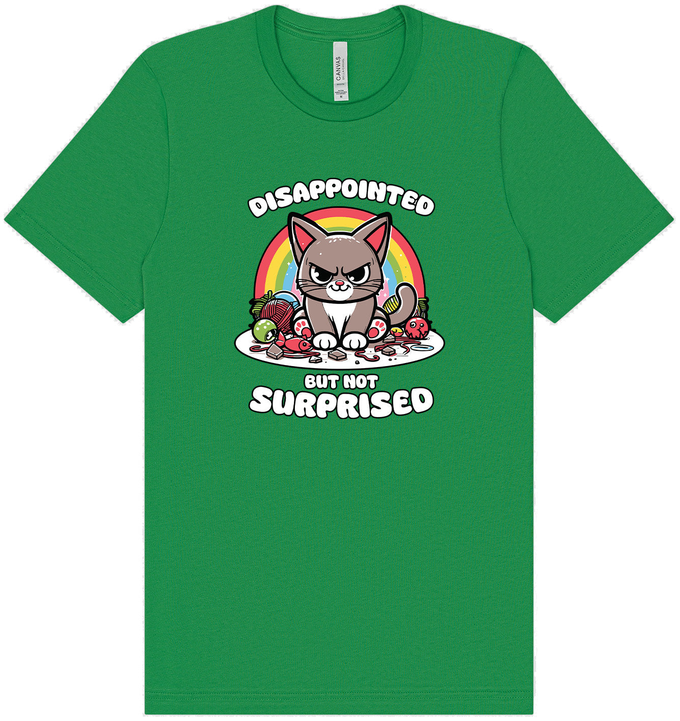 Disappointed, Not Surprised Adult Bella Canvas Shirt