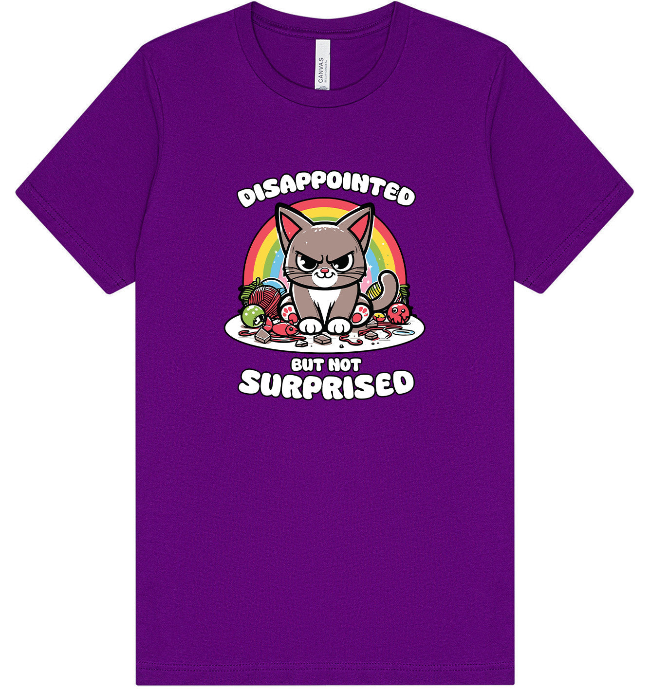 Disappointed, Not Surprised Adult Bella Canvas Shirt