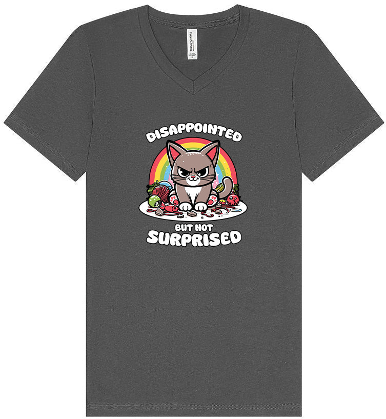 Disappointed, Not Surprised Unisex V-Neck Shirt