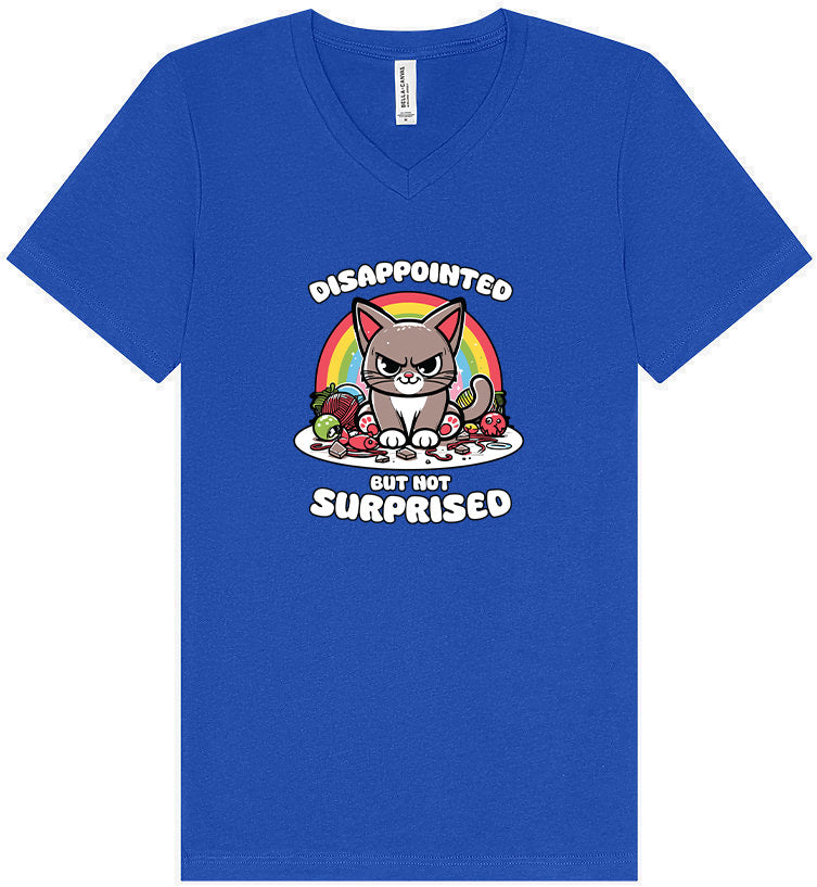 Disappointed, Not Surprised Unisex V-Neck Shirt