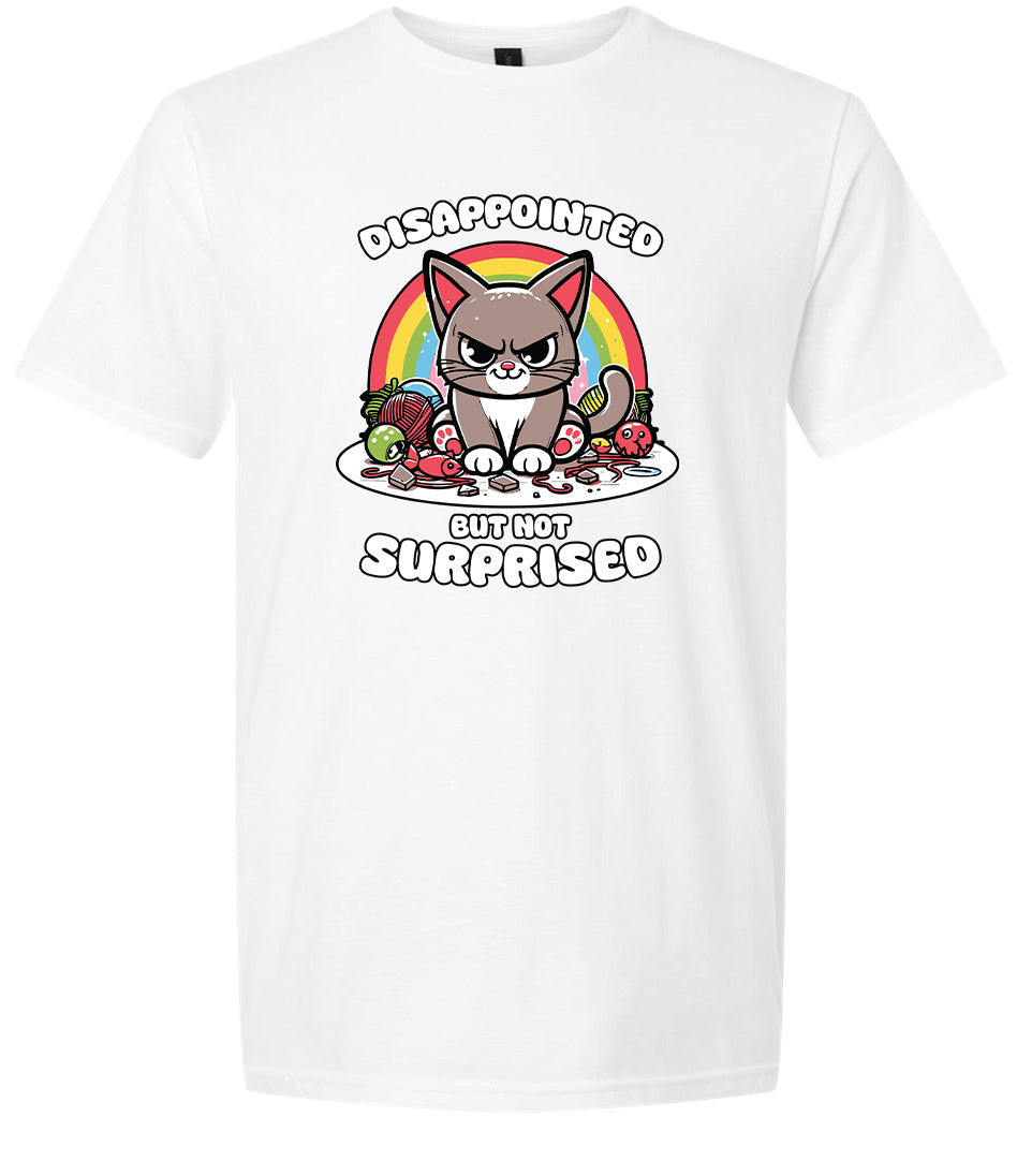 Disappointed, Not Surprised Adult Gildan Soft Shirt