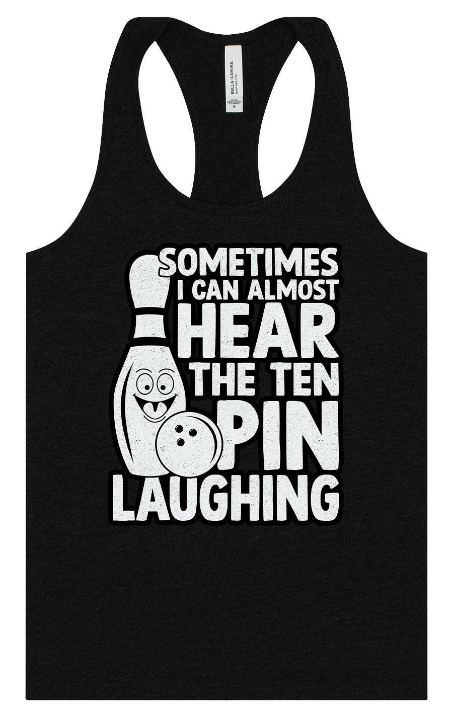 Ten Pin Laughing Women's Racerback Tank