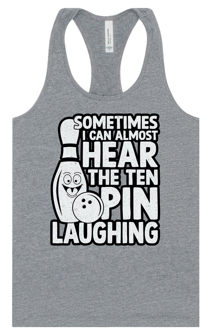 Ten Pin Laughing Women's Racerback Tank