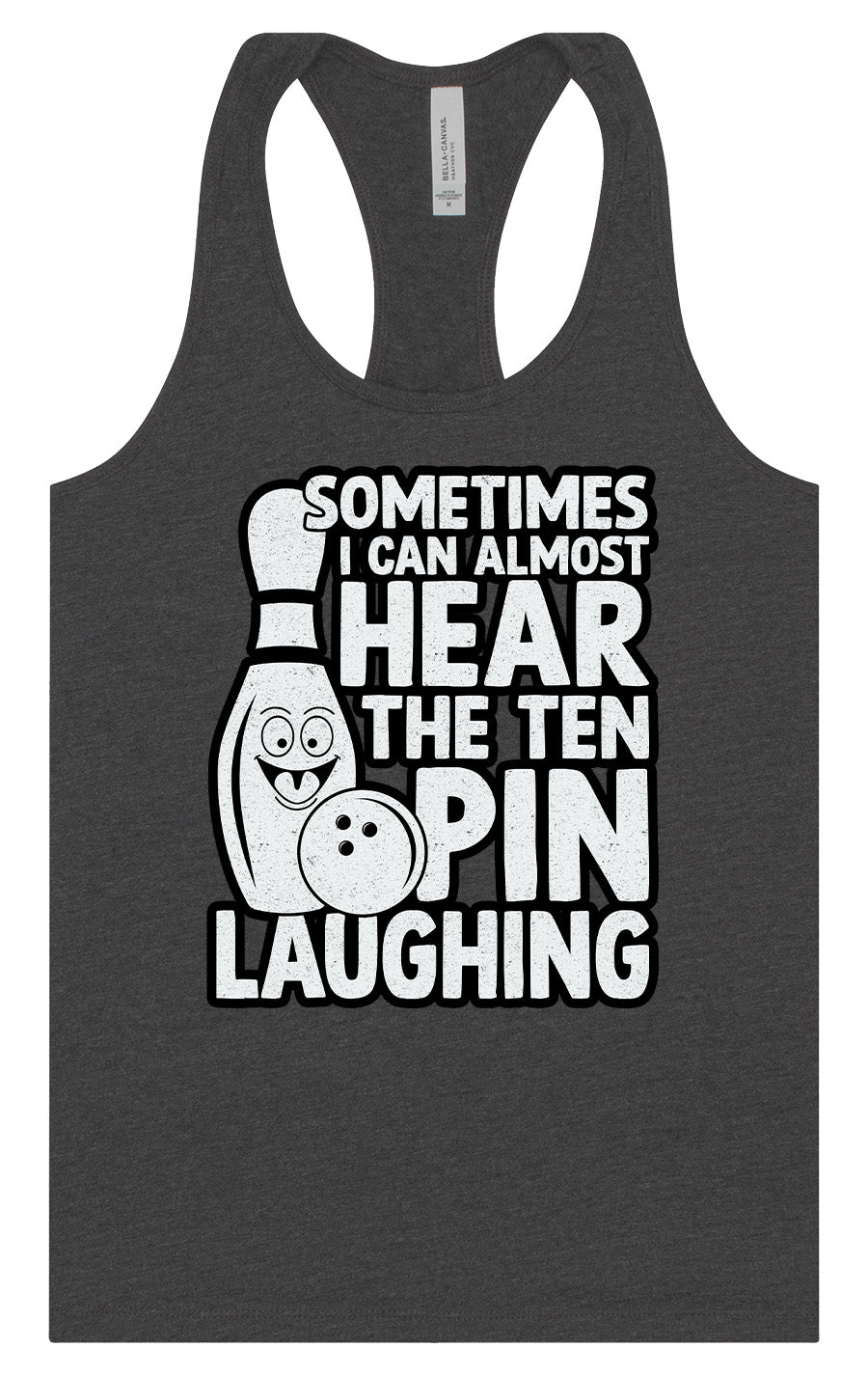 Ten Pin Laughing Women's Racerback Tank