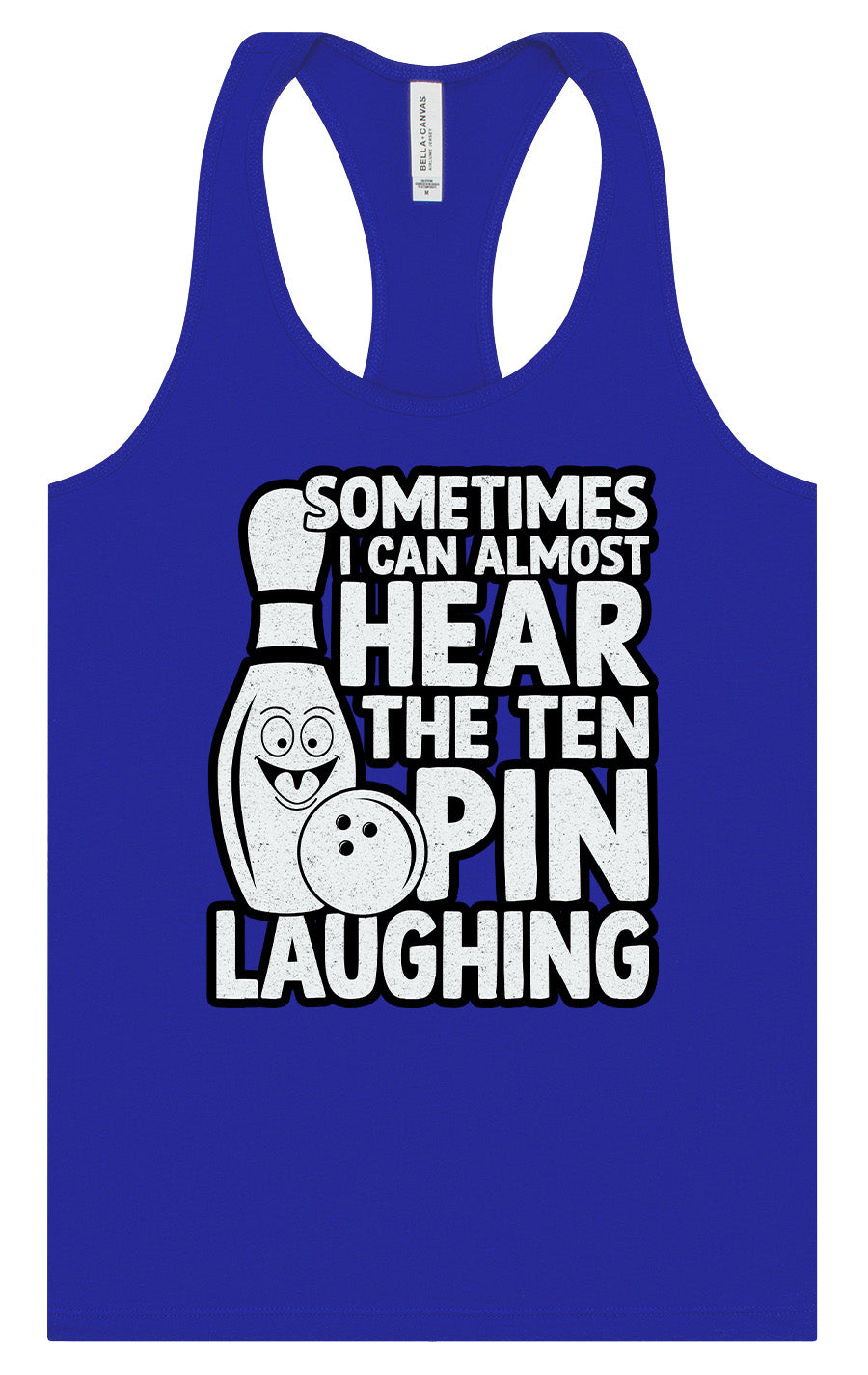 Ten Pin Laughing Women's Racerback Tank