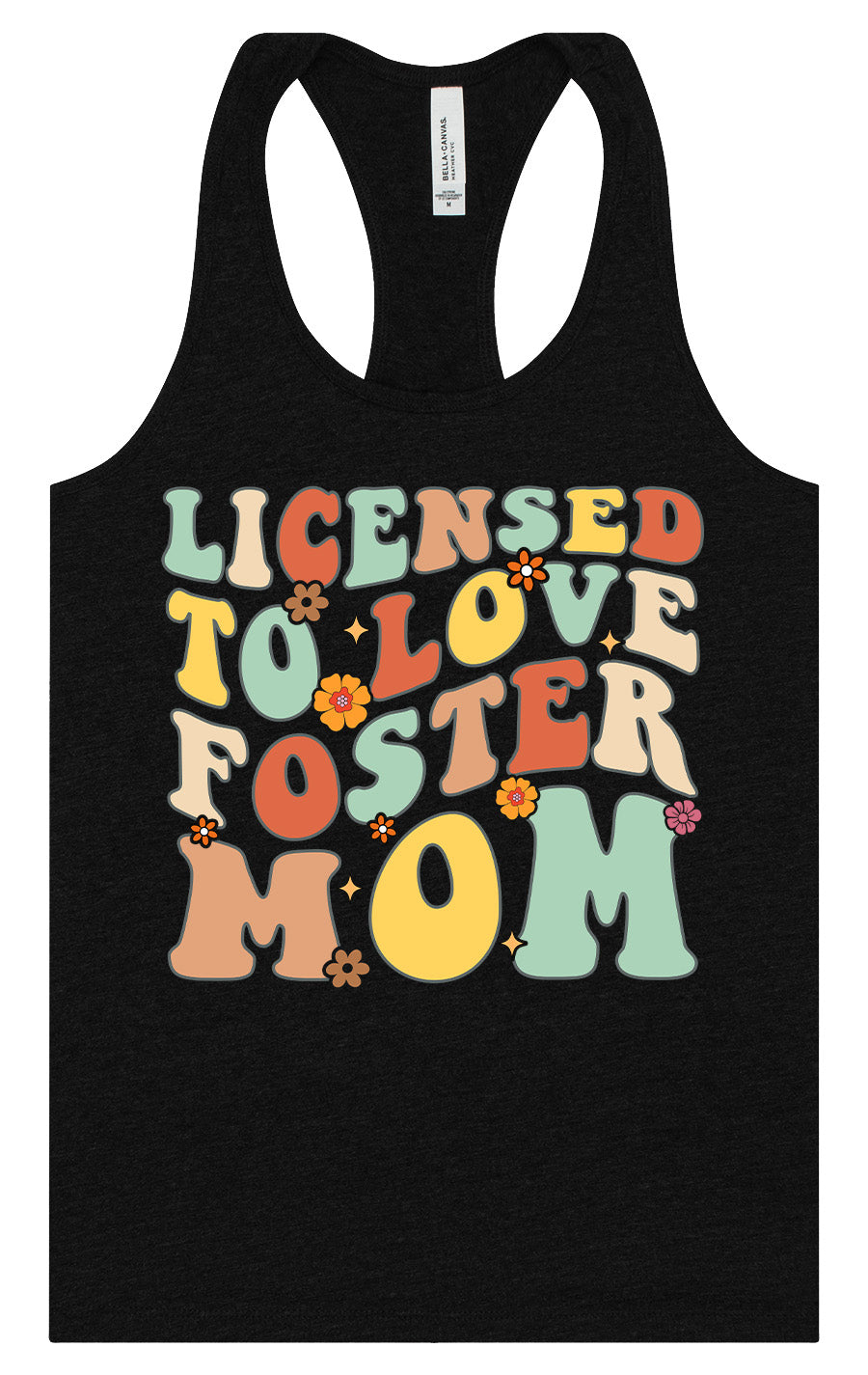 Licensed to Love Foster Mom Women's Racerback Tank