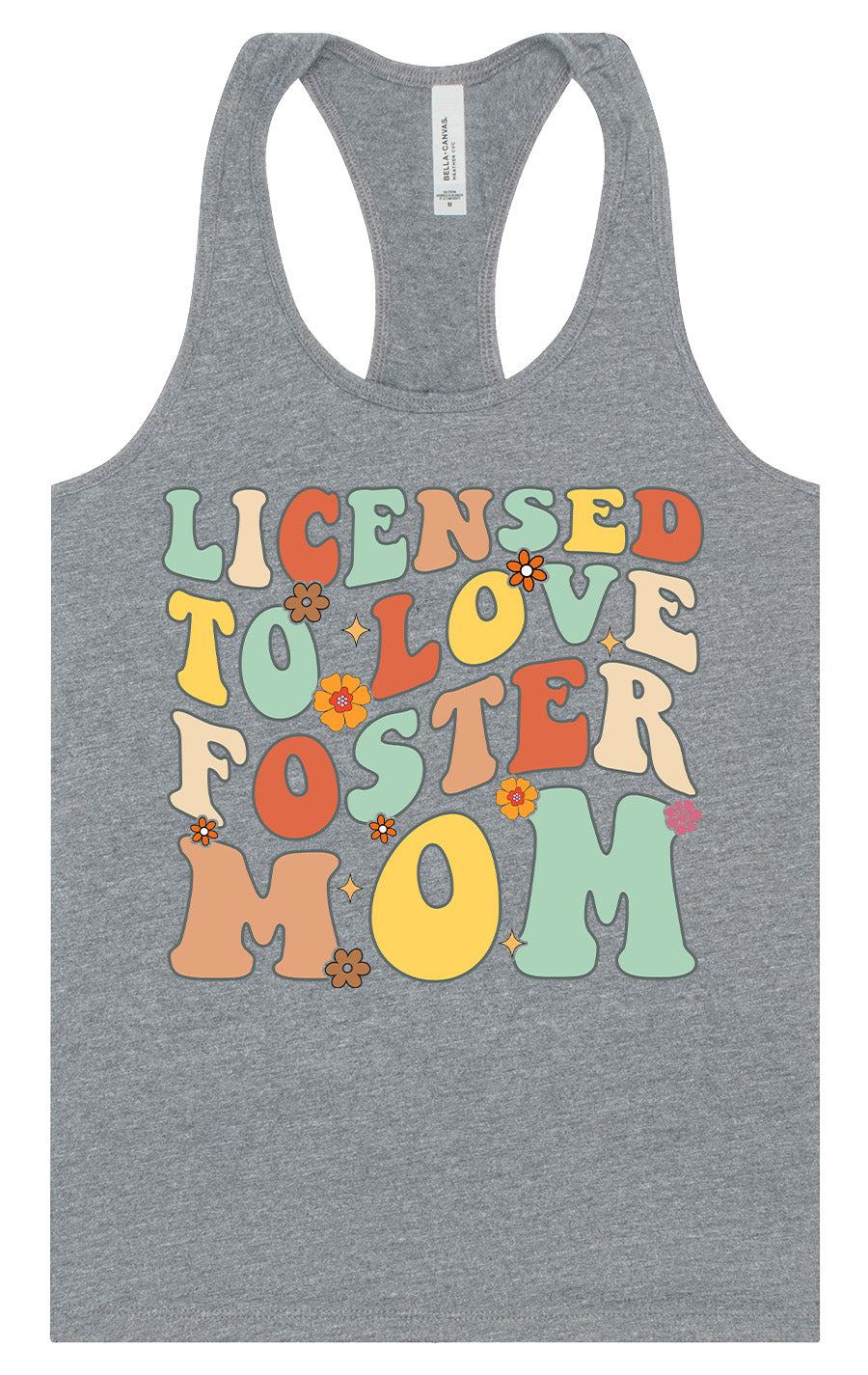 Licensed to Love Foster Mom Women's Racerback Tank