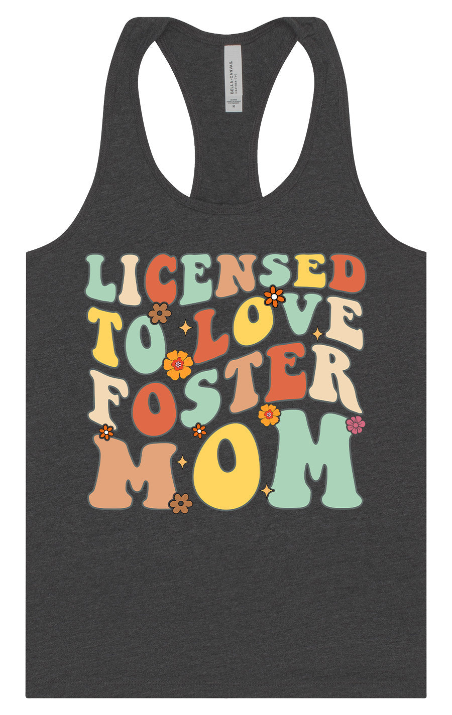 Licensed to Love Foster Mom Women's Racerback Tank