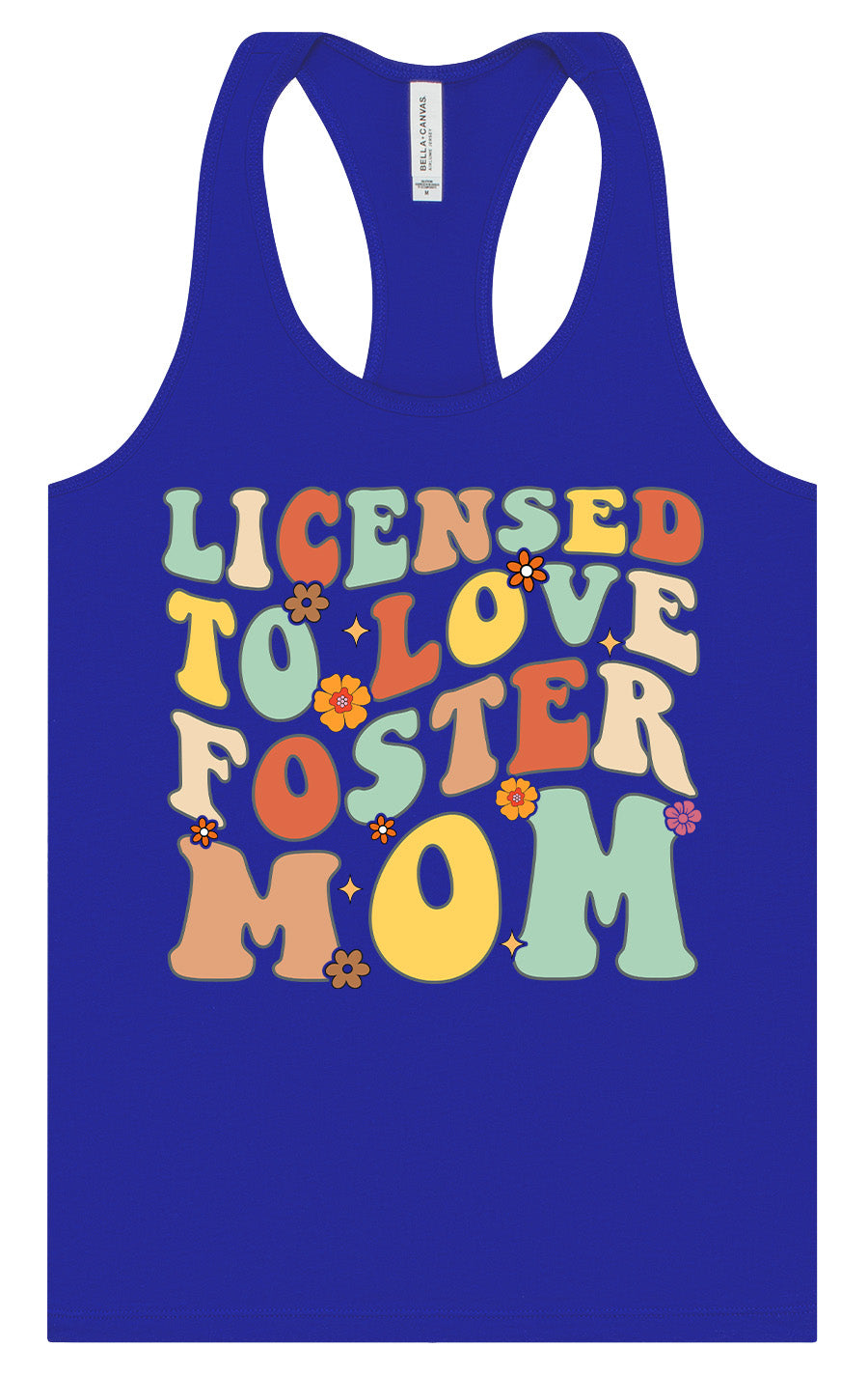 Licensed to Love Foster Mom Women's Racerback Tank