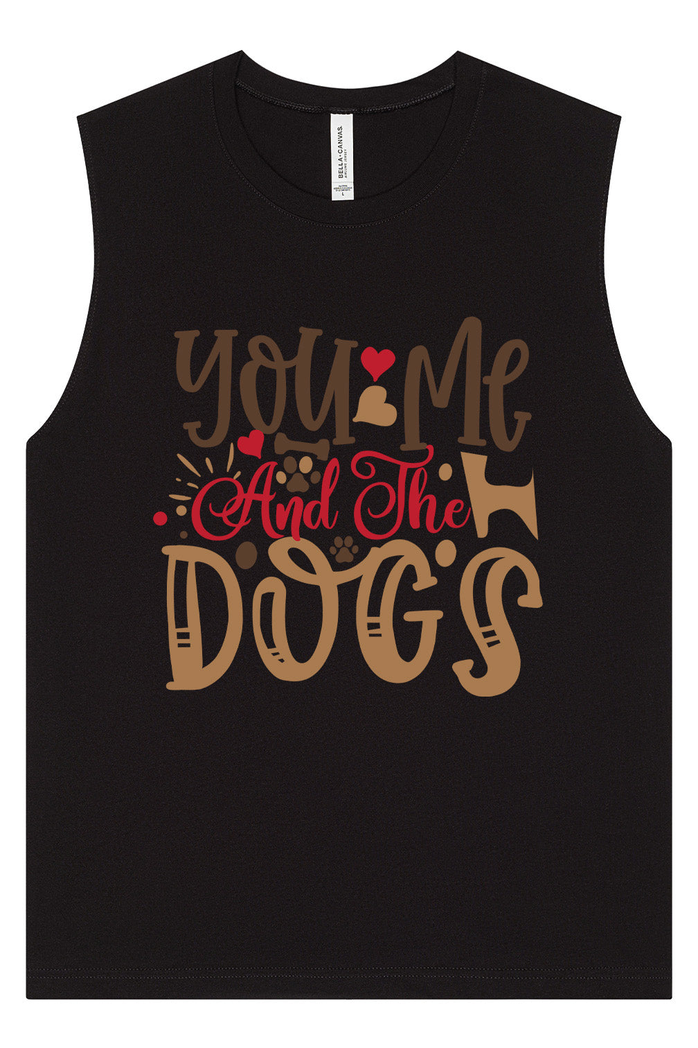 You, Me, and the Dogs Muscle Tank