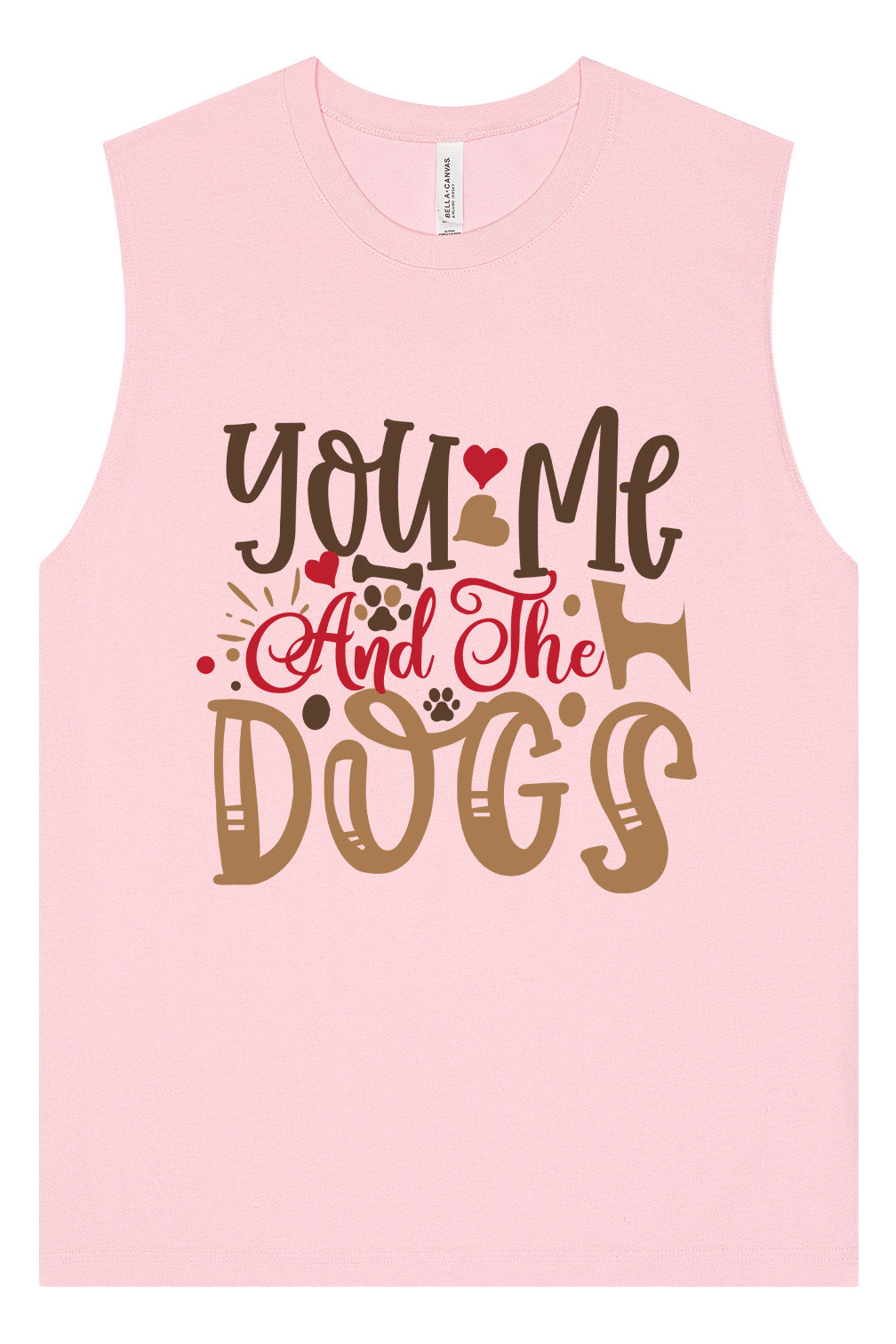 You, Me, and the Dogs Muscle Tank