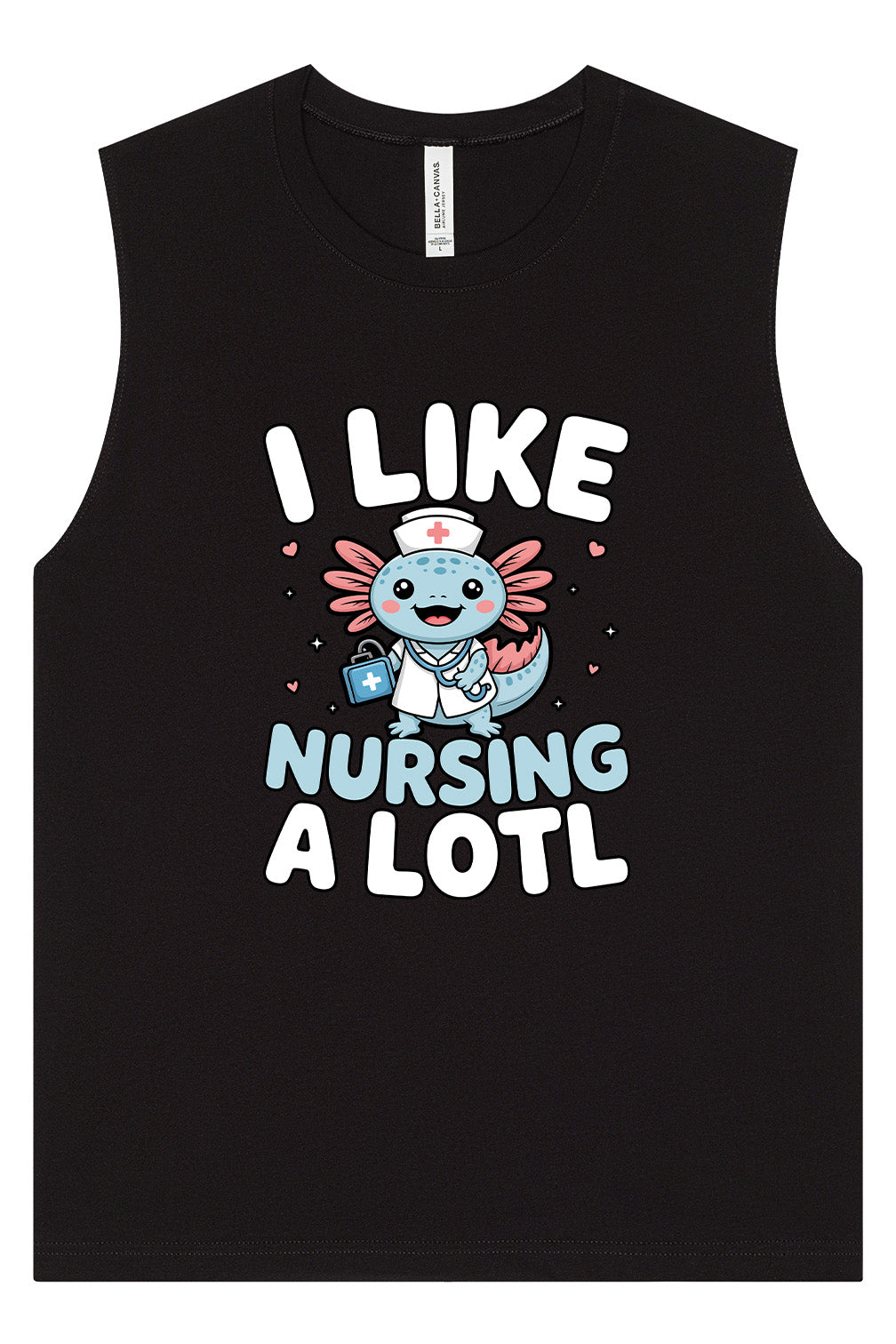 I Like Nursing A Lotl Muscle Tank