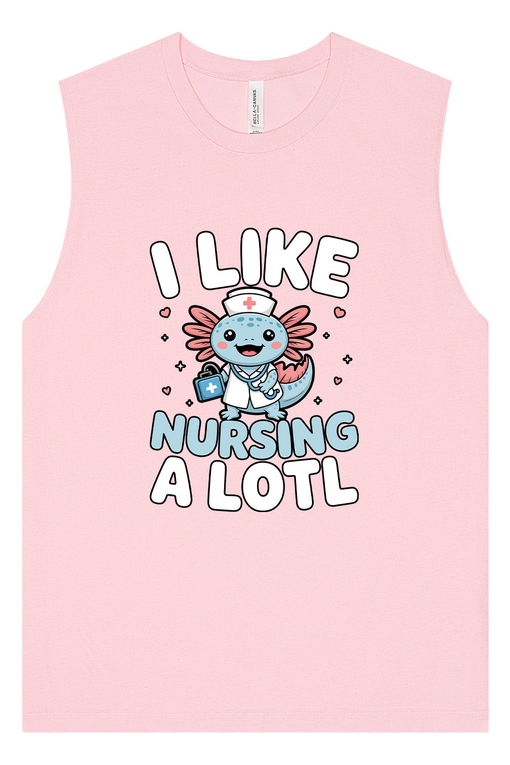 I Like Nursing A Lotl Muscle Tank