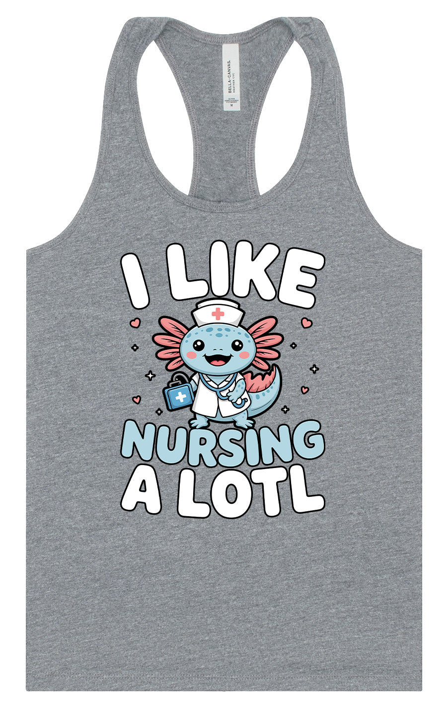 I Like Nursing A Lotl Women's Racerback Tank