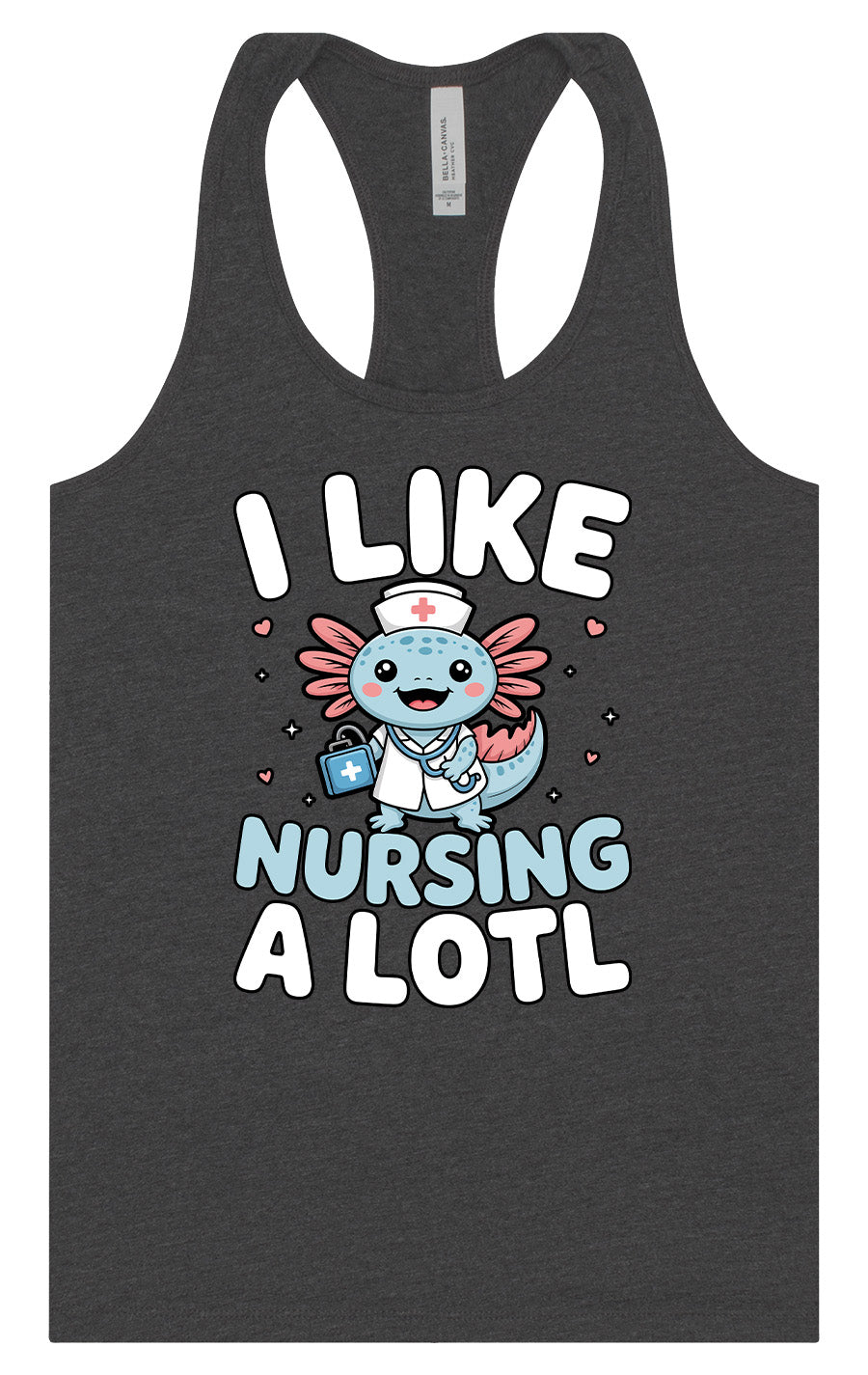 I Like Nursing A Lotl Women's Racerback Tank