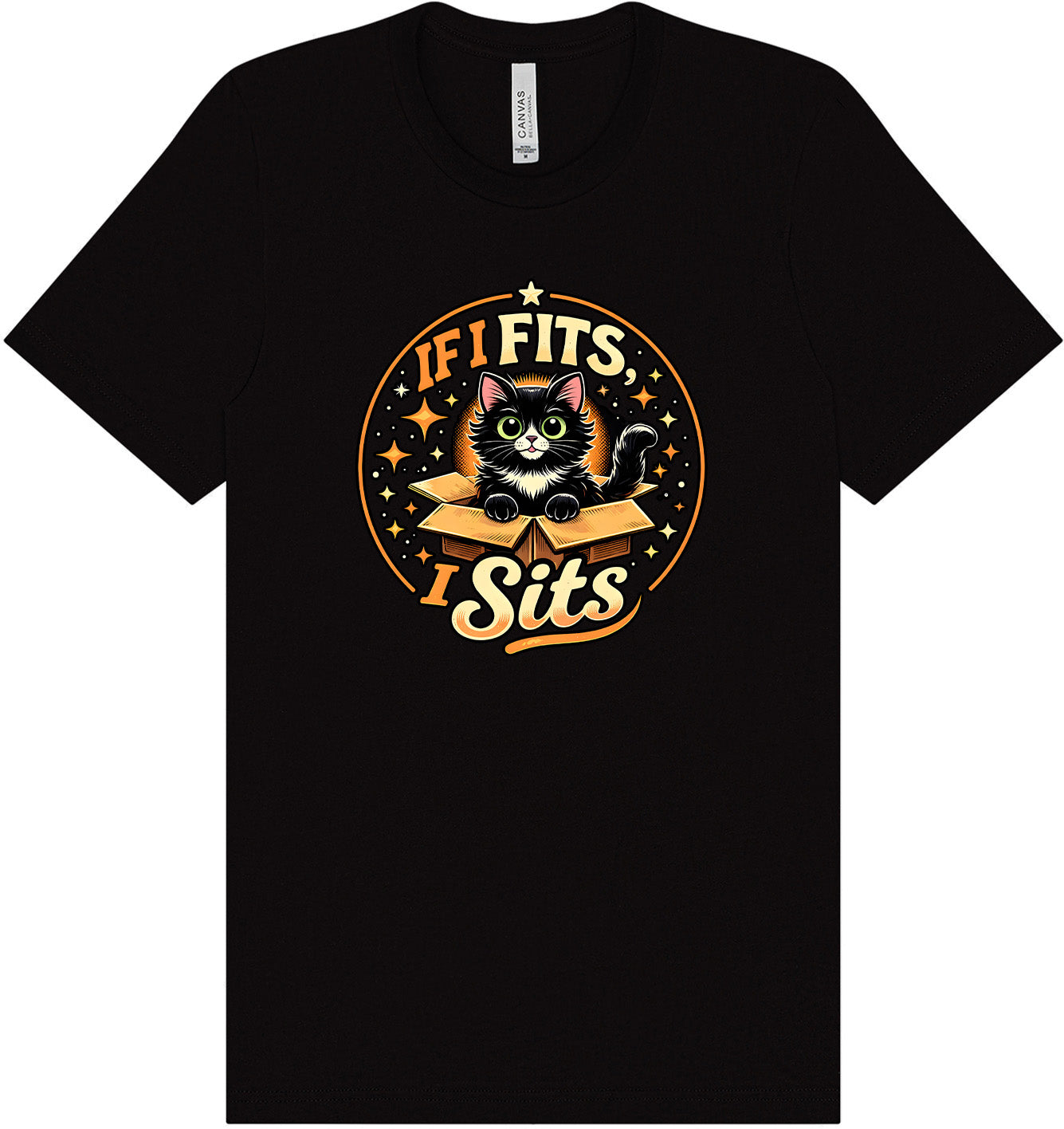 If I Fits, I Sits Adult Bella Canvas Shirt