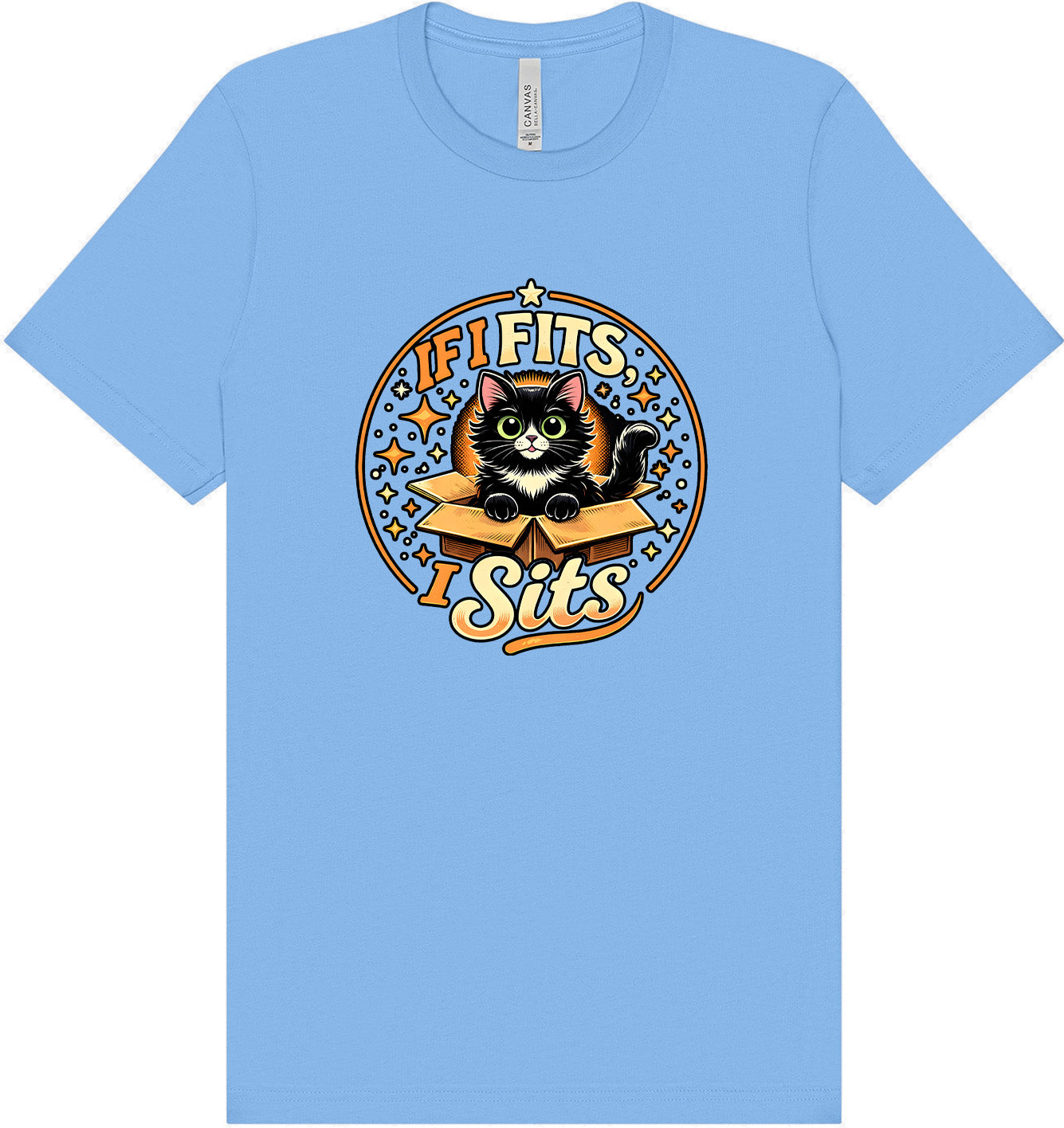 If I Fits, I Sits Adult Bella Canvas Shirt