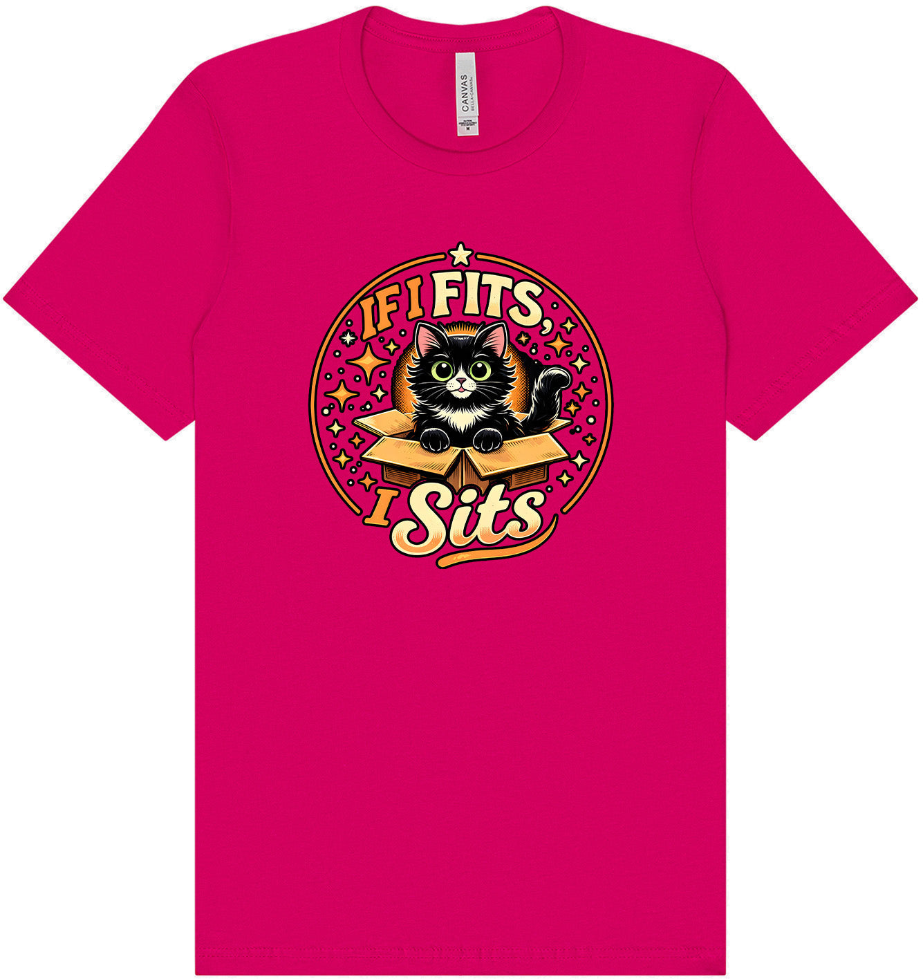 If I Fits, I Sits Adult Bella Canvas Shirt