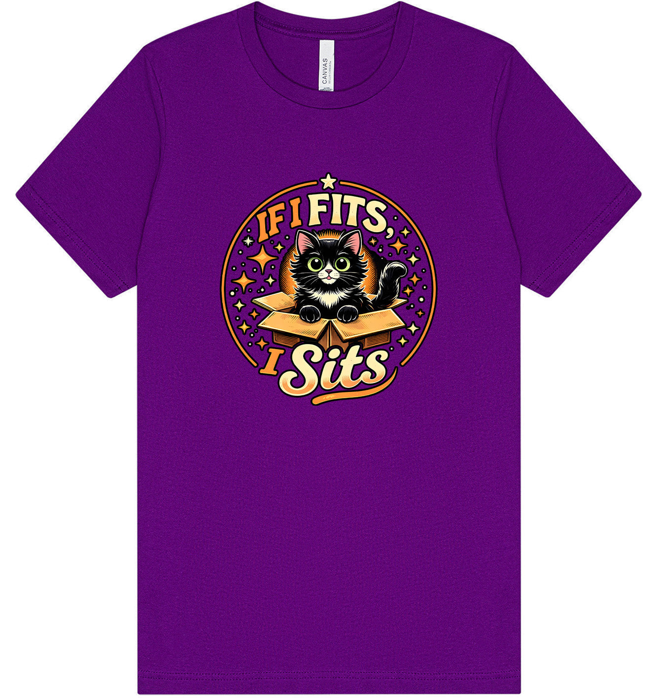 If I Fits, I Sits Adult Bella Canvas Shirt