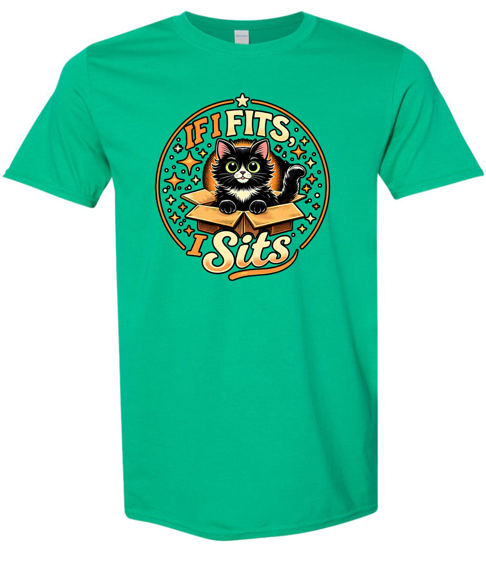 If I Fits, I Sits Adult Gildan Soft Shirt