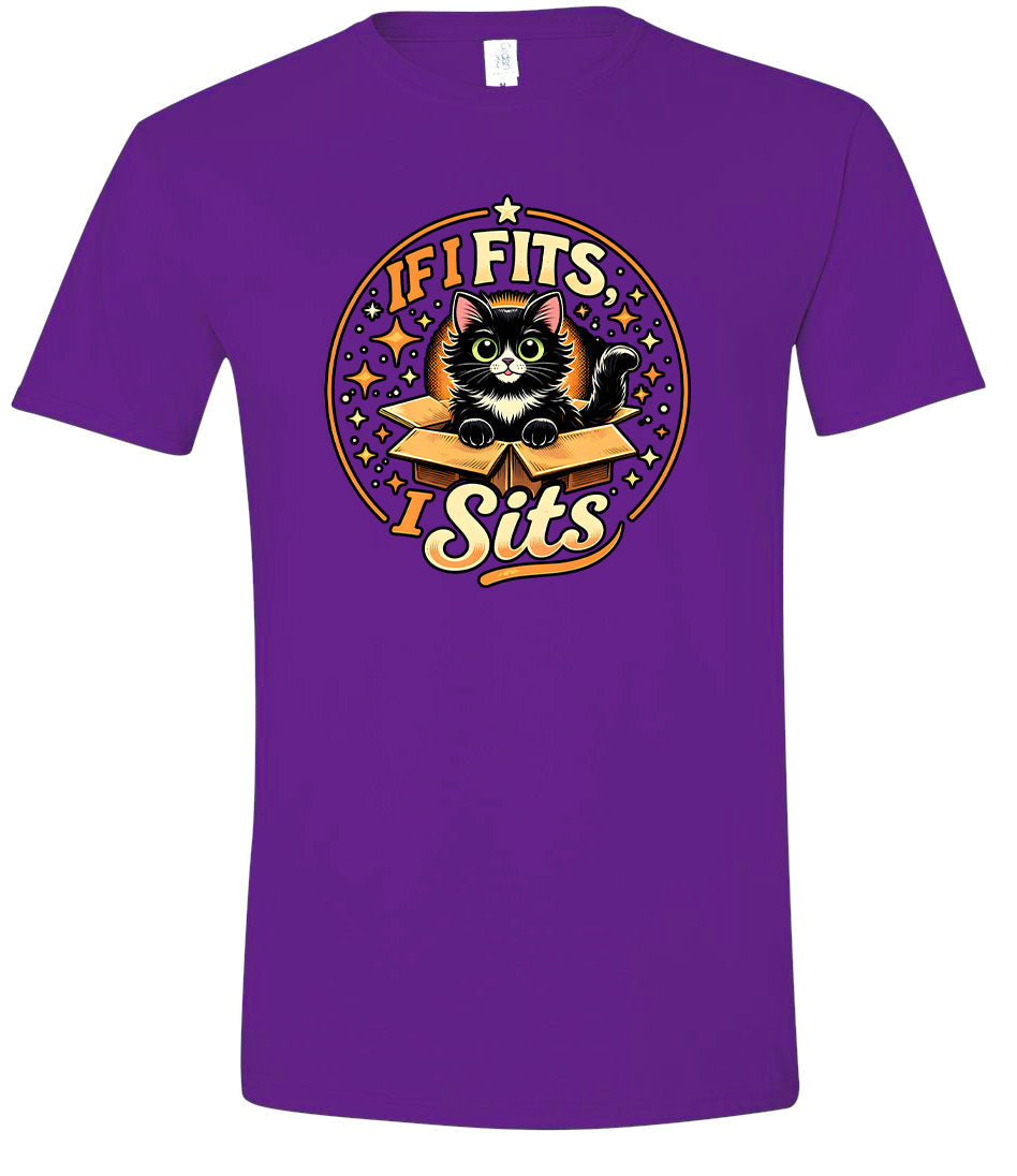 If I Fits, I Sits Adult Gildan Soft Shirt