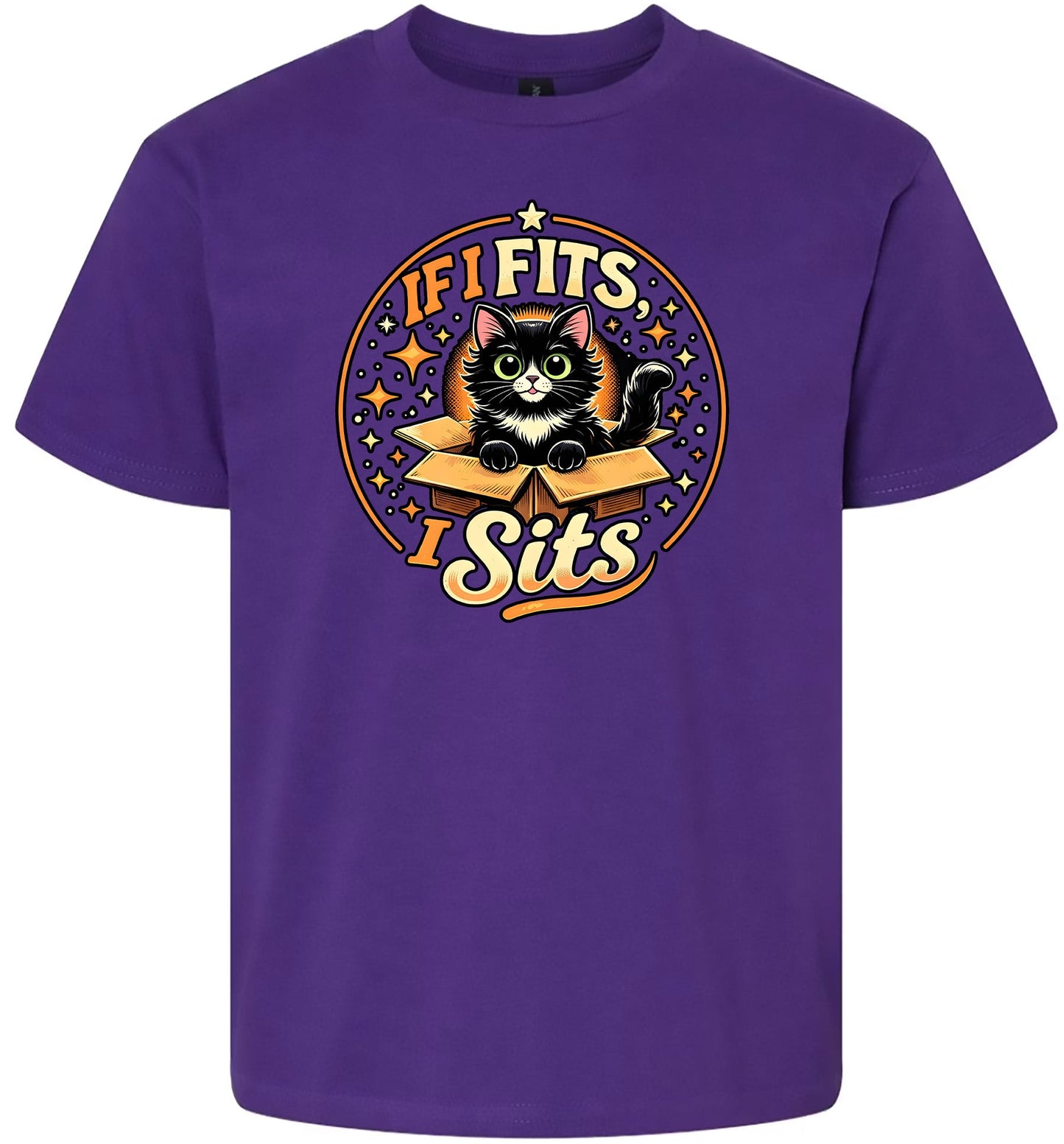 If I Fits, I Sits Children's Gildan Soft Shirt
