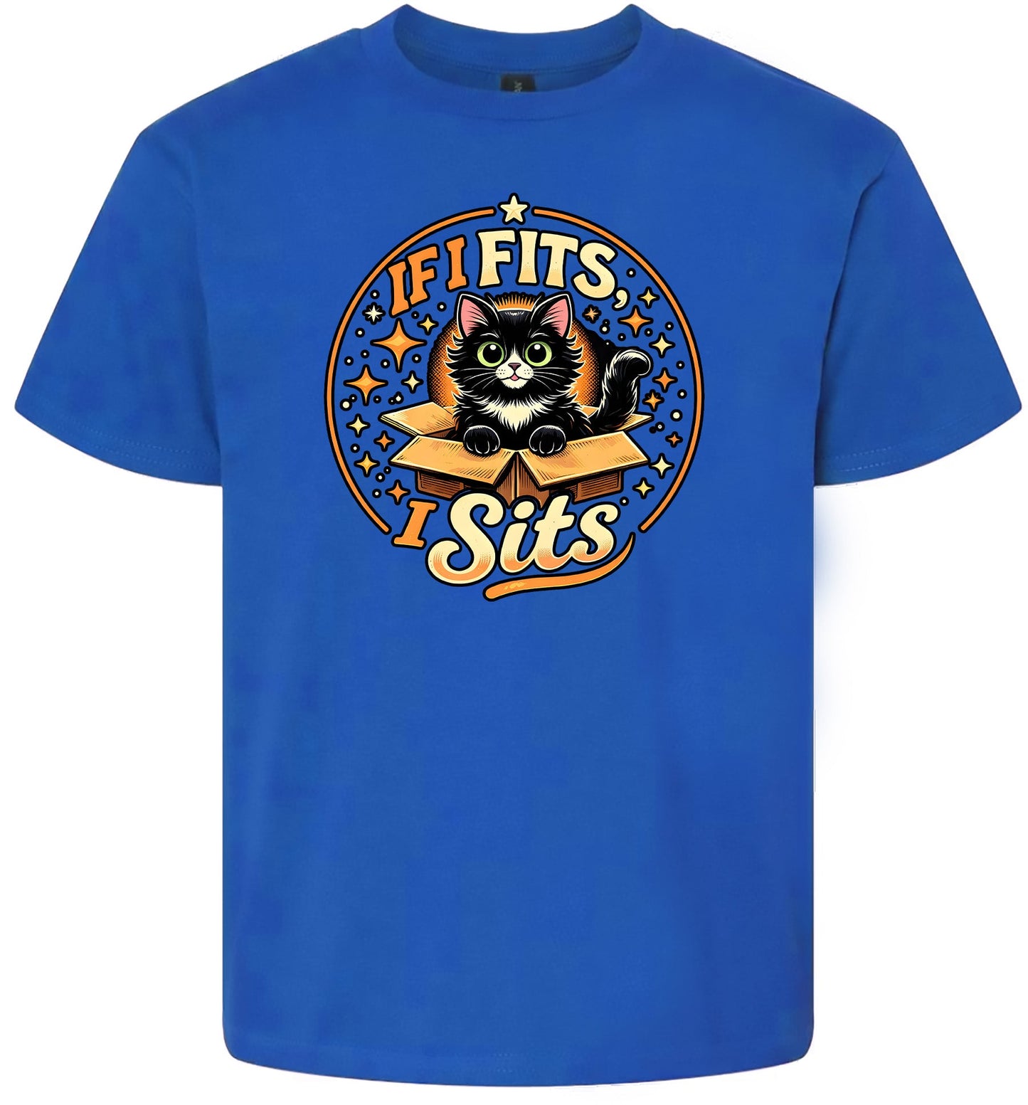 If I Fits, I Sits Children's Gildan Soft Shirt