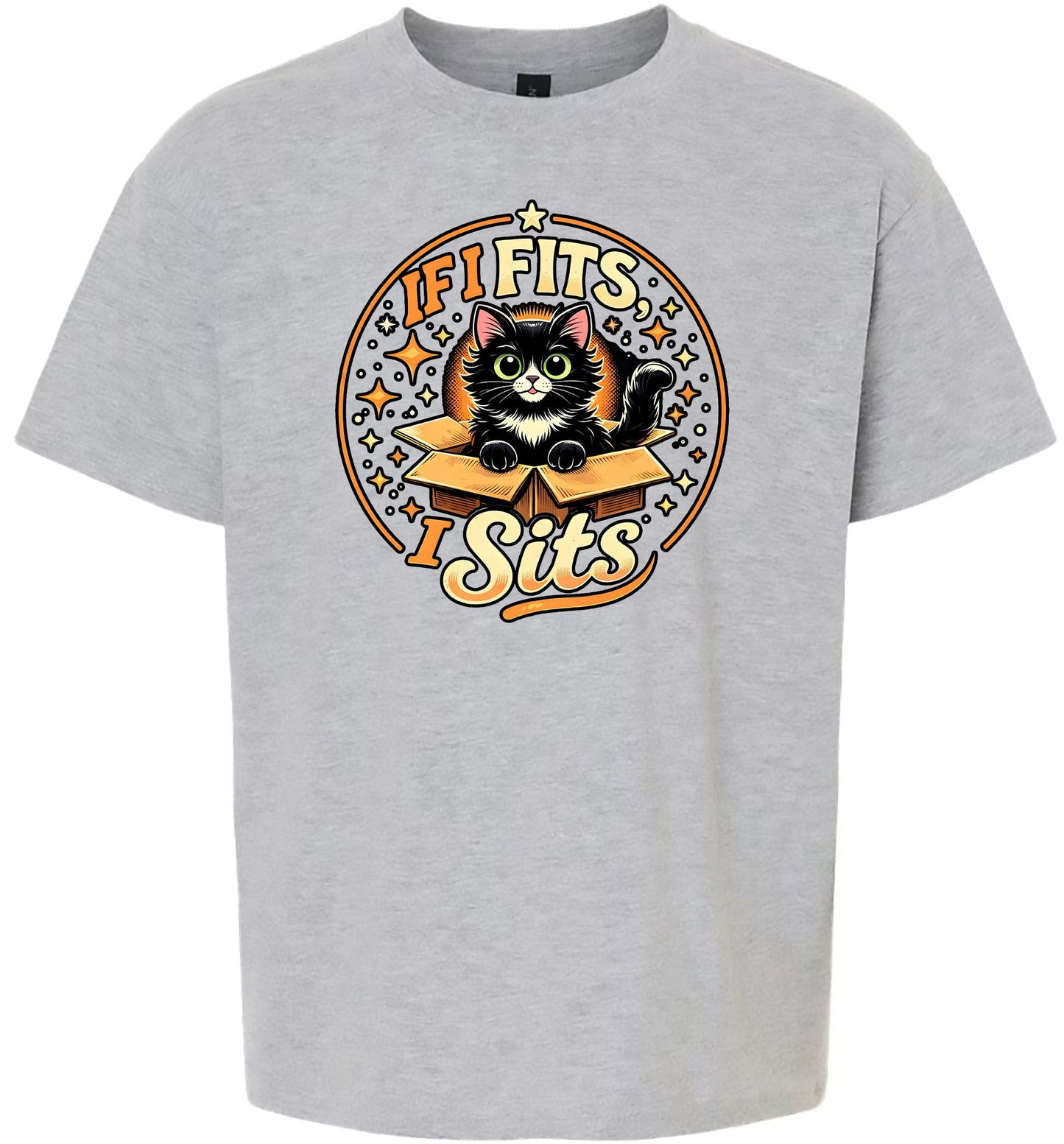 If I Fits, I Sits Children's Gildan Soft Shirt