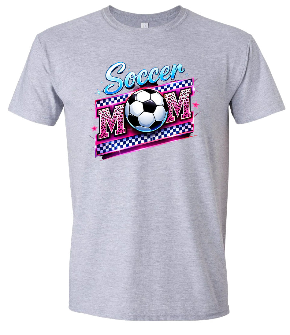 Soccer Mom Adult Gildan Soft Shirt