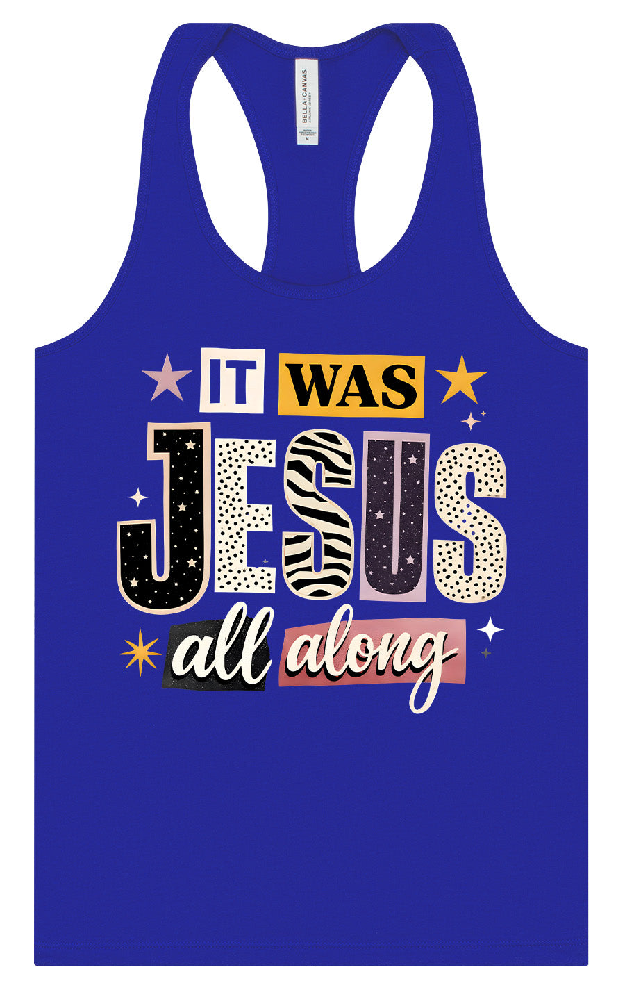 Jesus All Along Women's Racerback Tank