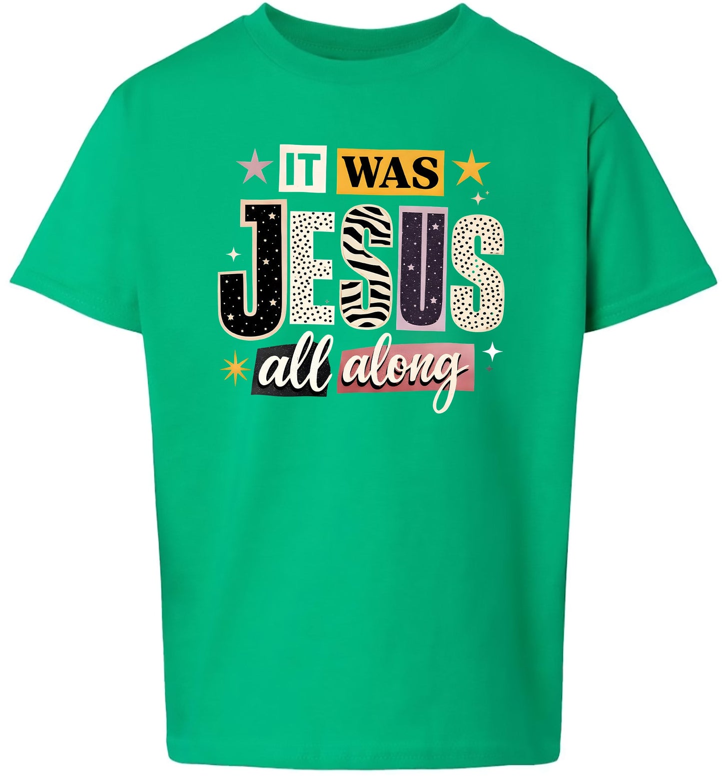 Jesus All Along Children's Gildan Soft Shirt