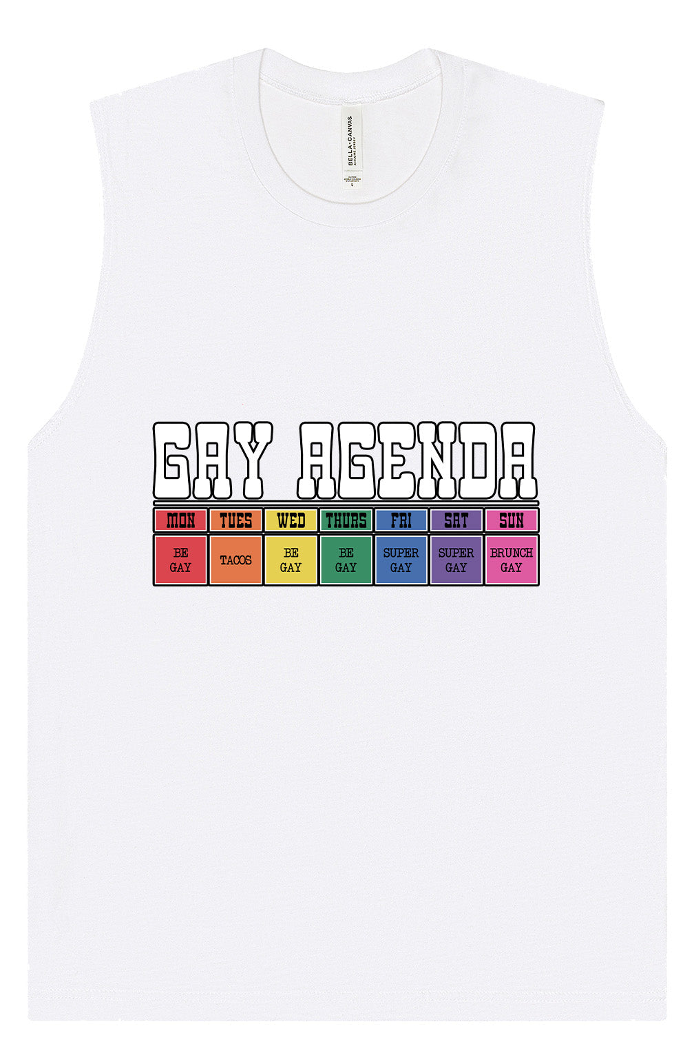 Gay Agenda Muscle Tank