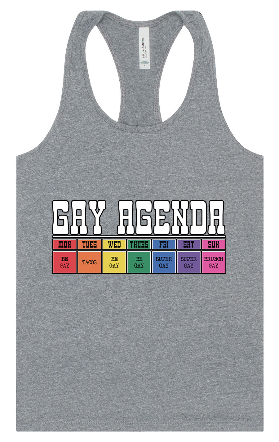 Gay Agenda Women's Racerback Tank