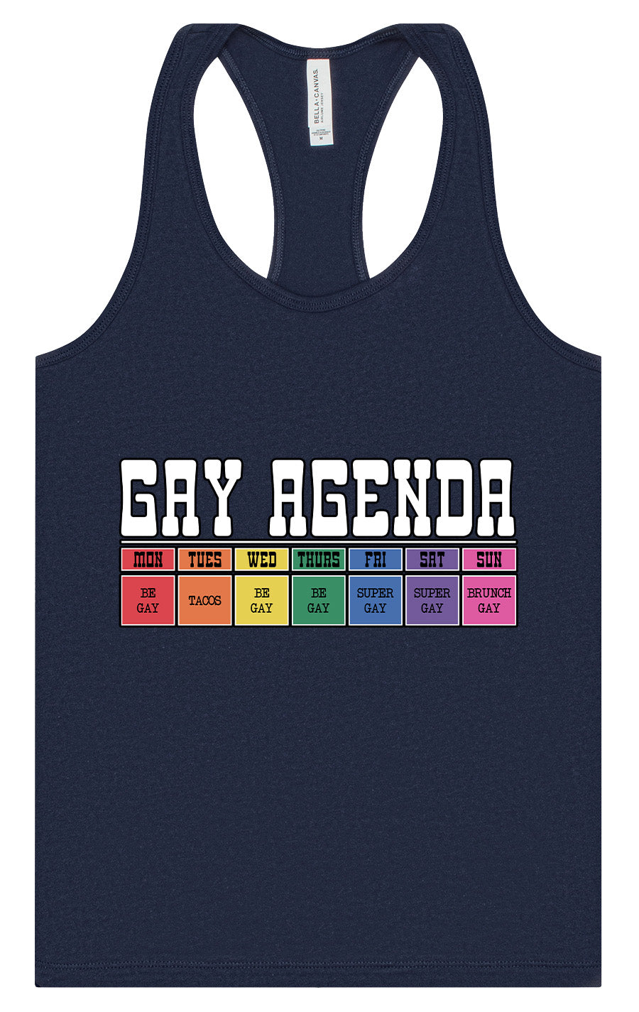 Gay Agenda Women's Racerback Tank