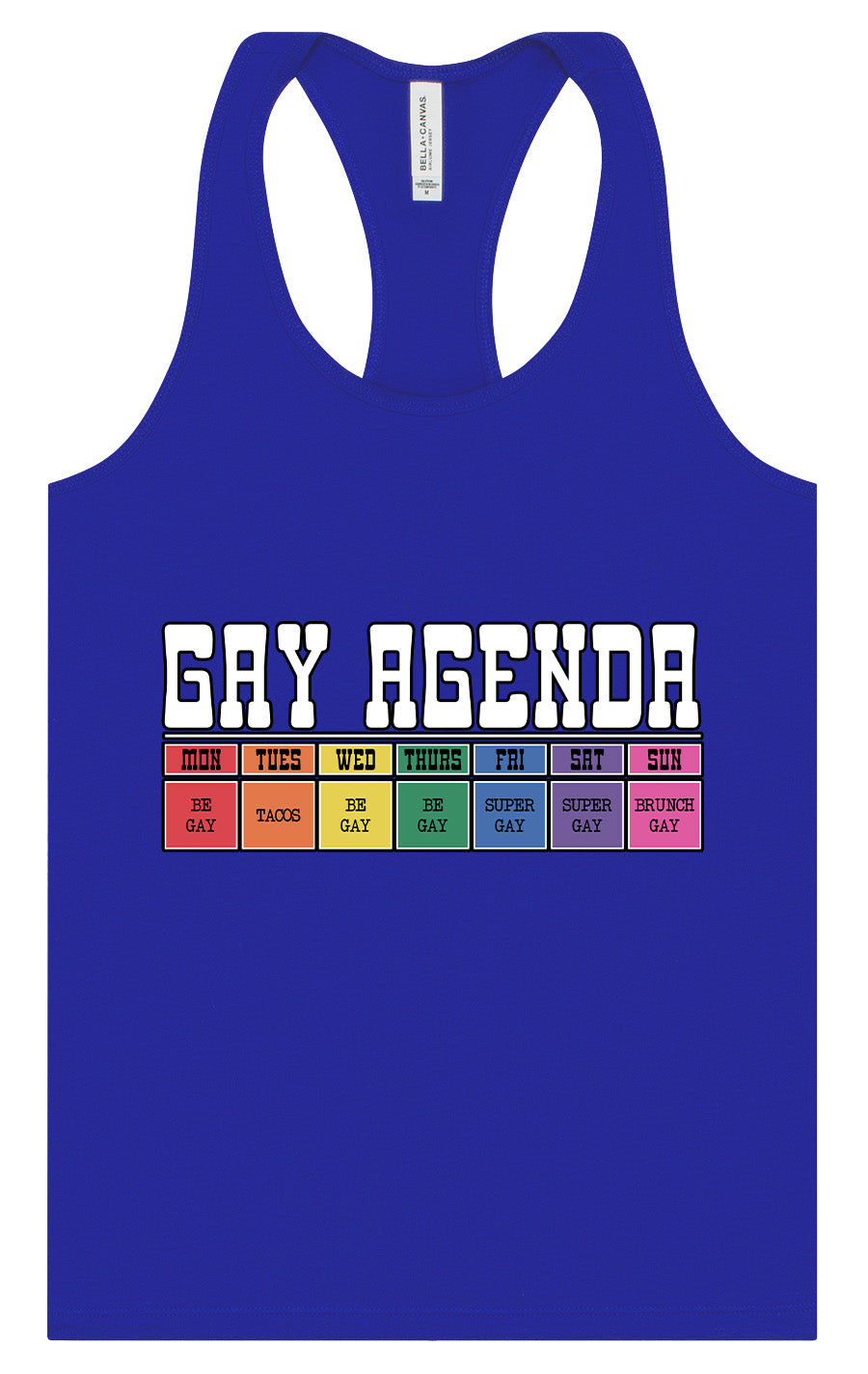 Gay Agenda Women's Racerback Tank