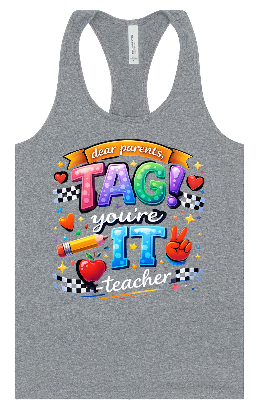 Tag You're It! Women's Racerback Tank