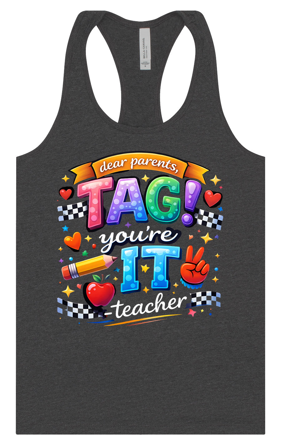 Tag You're It! Women's Racerback Tank