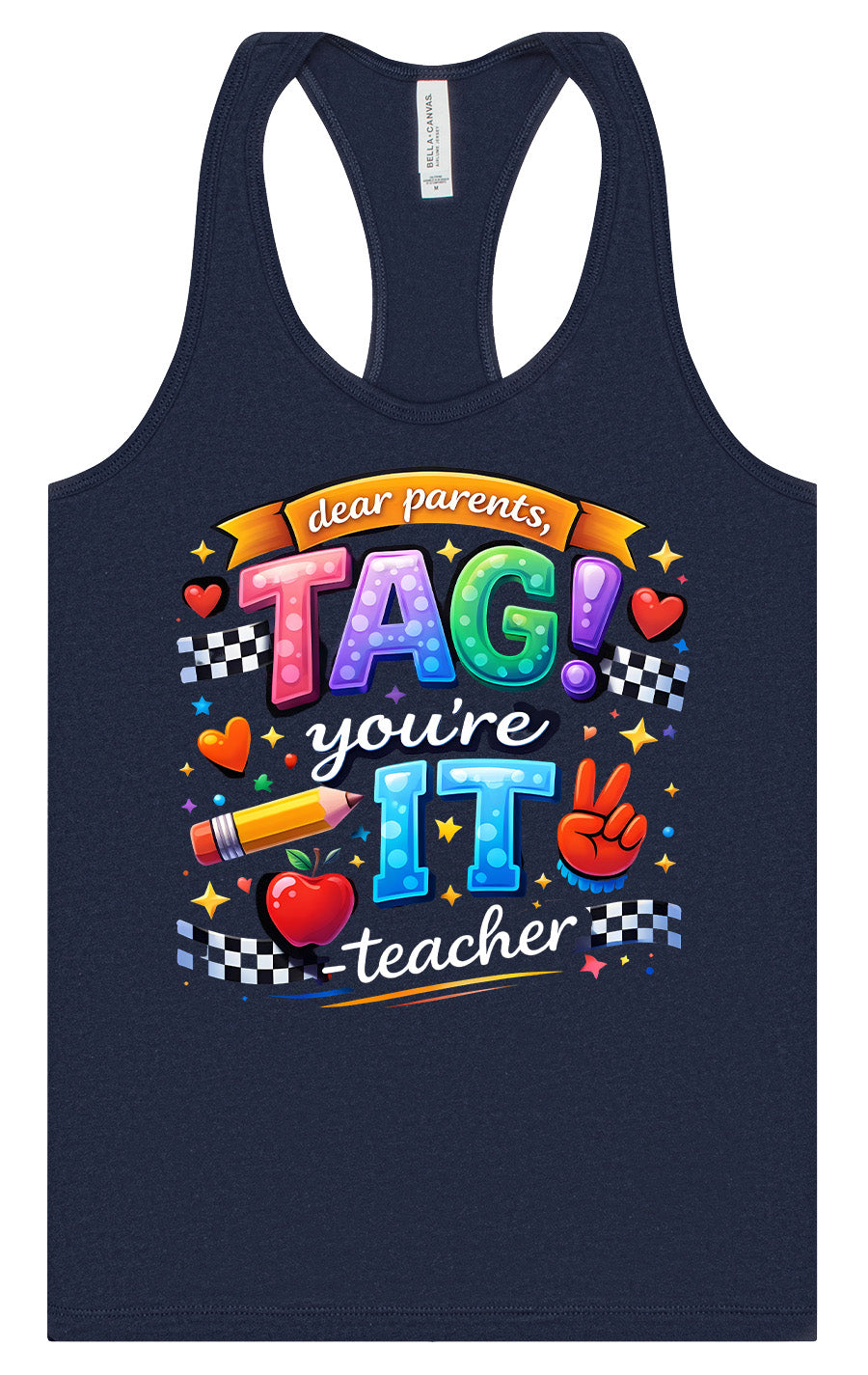 Tag You're It! Women's Racerback Tank