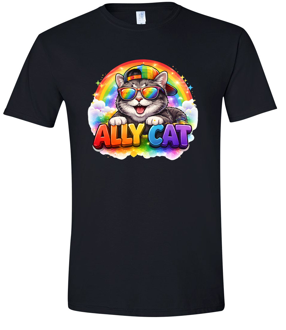 Ally Cat Adult Gildan Soft Shirt