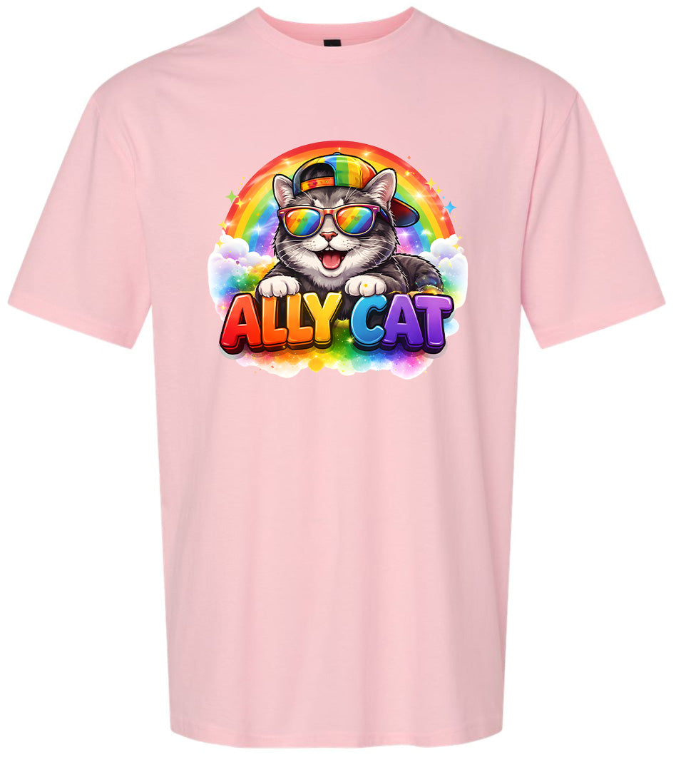 Ally Cat Adult Gildan Soft Shirt
